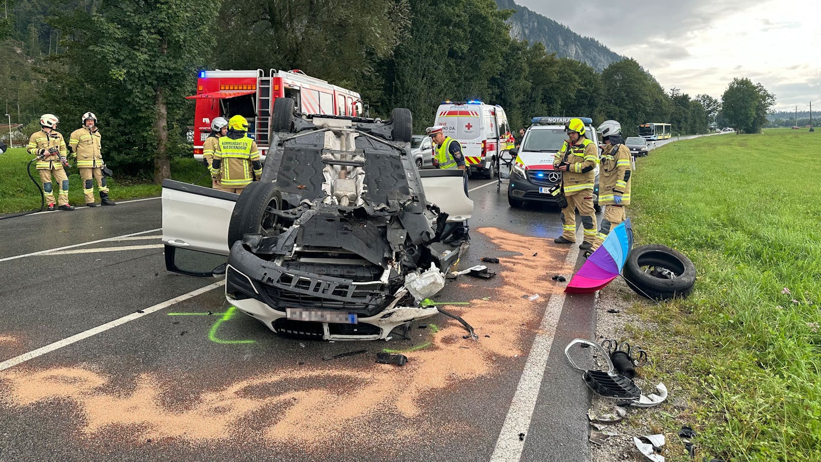 Ein 69-jähriger Österreicher fuhr am Montag gegen 16.20 Uhr mit seinem Pkw auf der B175 von Kufstein kommend in Richtung Ebbs.