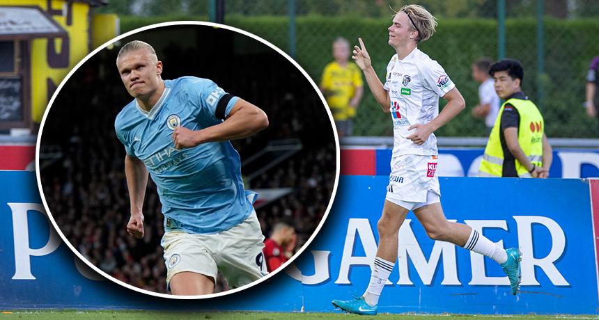 Erling Haaland ist das große Vorbild von Erik Kojzek