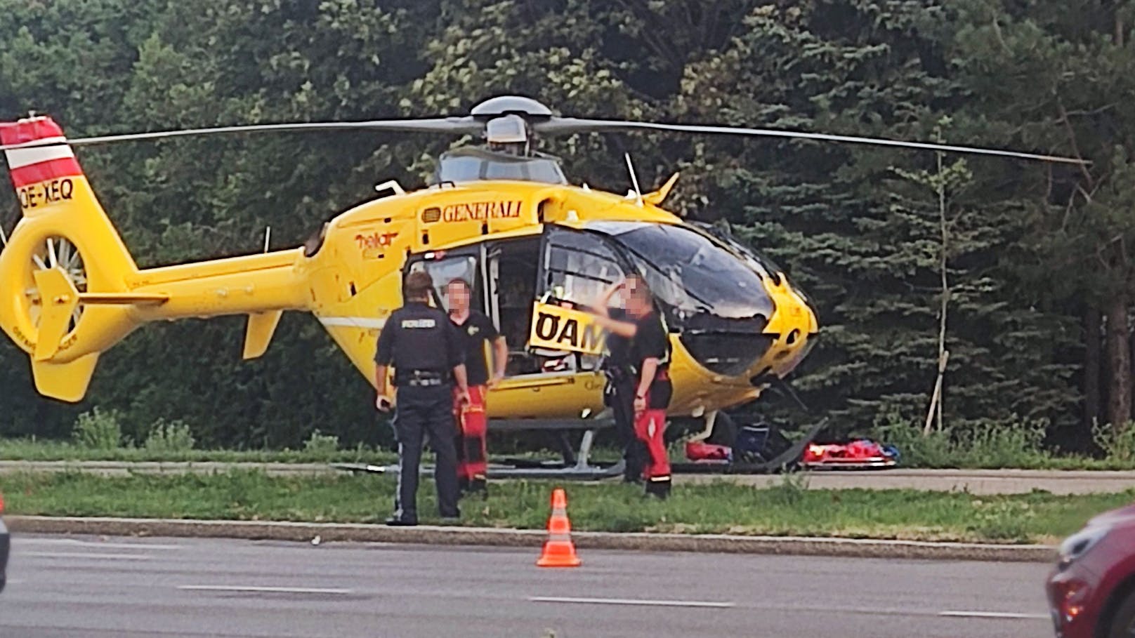 Wiener läuft über Straße und landet dann im Spital