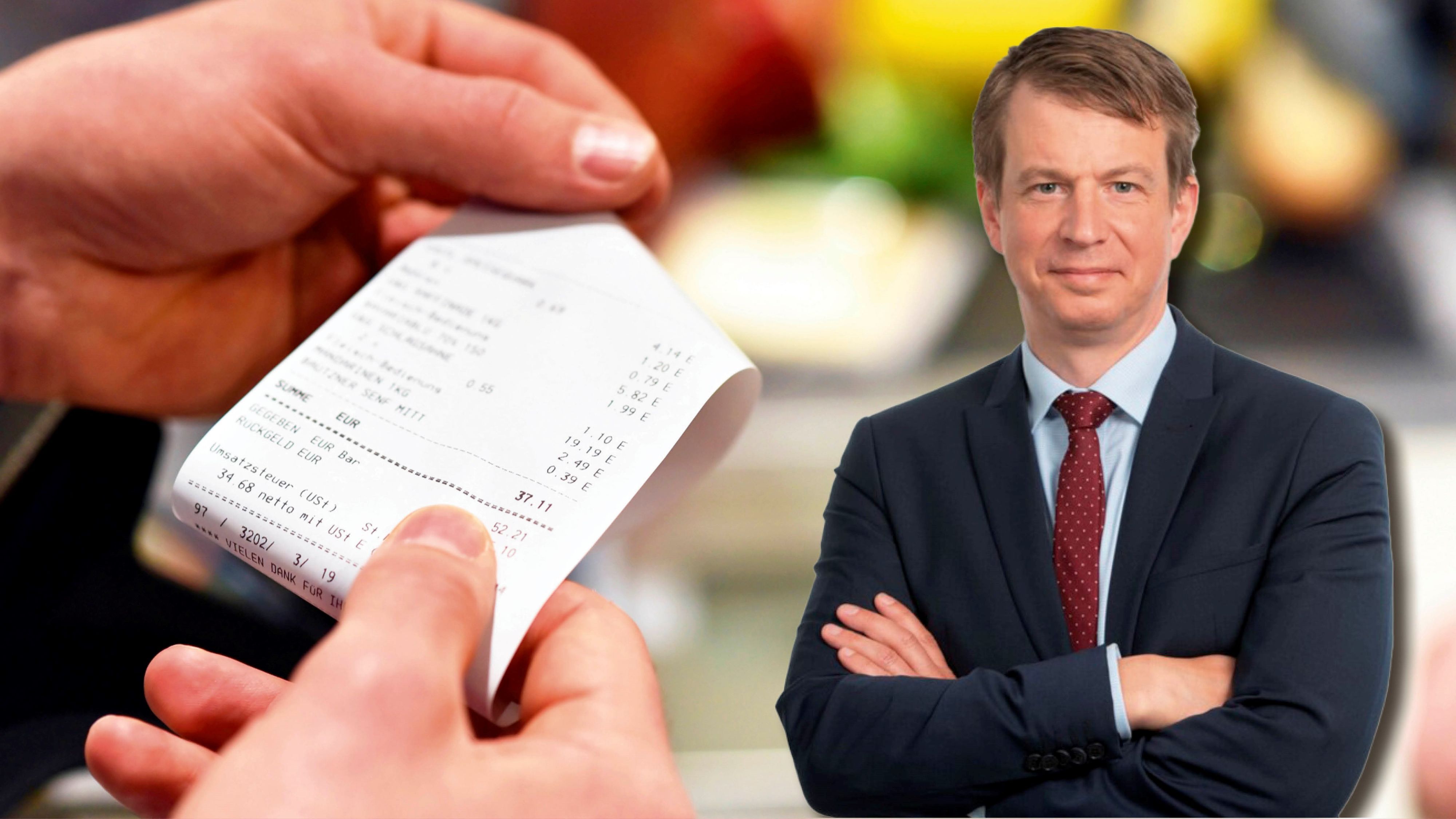 Viele Menschen müssen sehr genau auf ihre Rechnung schauen. Im Bild: Experte Christoph Teller von der JKU (Symbolbild)