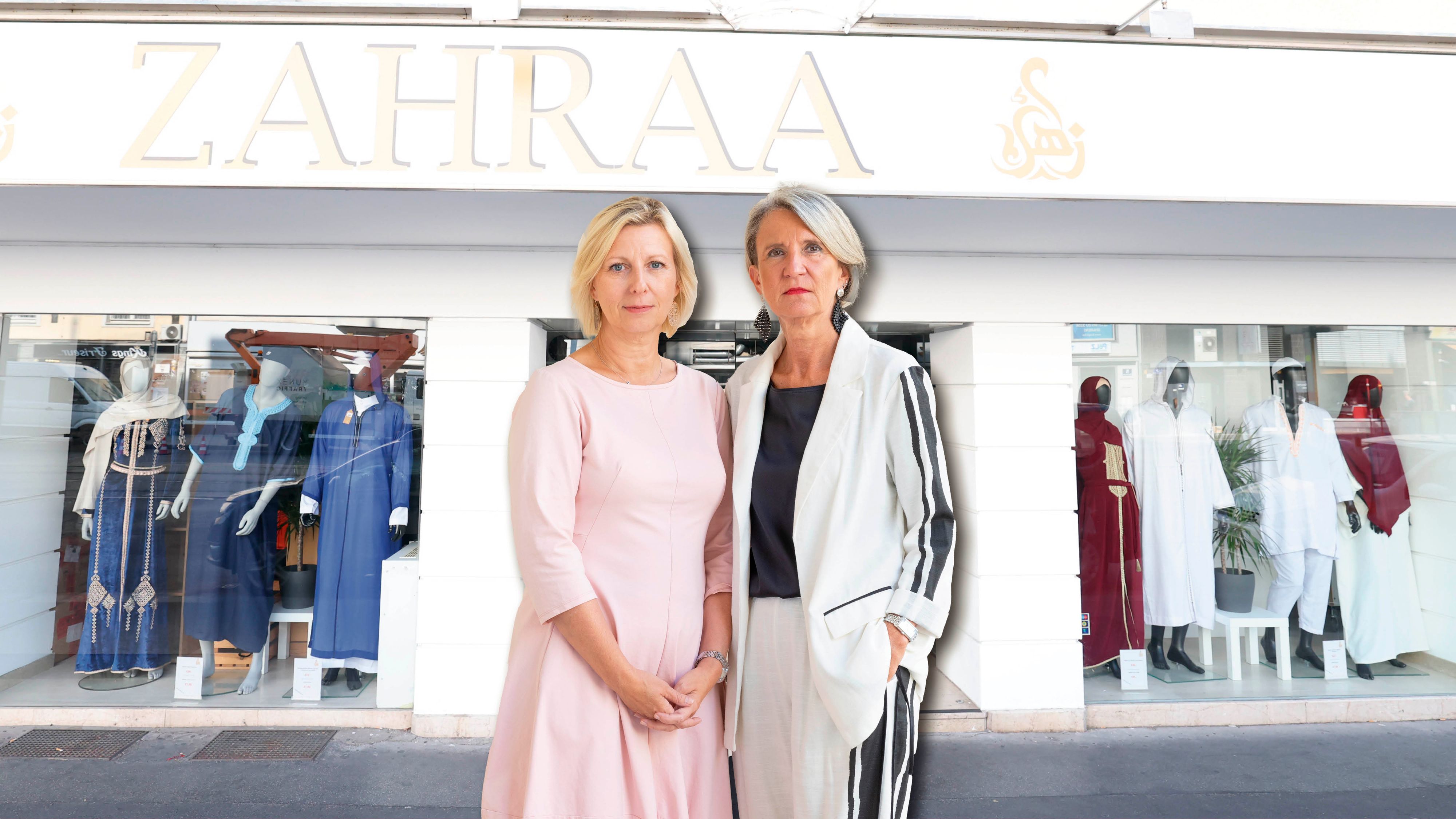 Sabine Keri und Romana Deckenbacher (beide ÖVP) warnen vor der Gefahr für Frauenrechte in Wien.