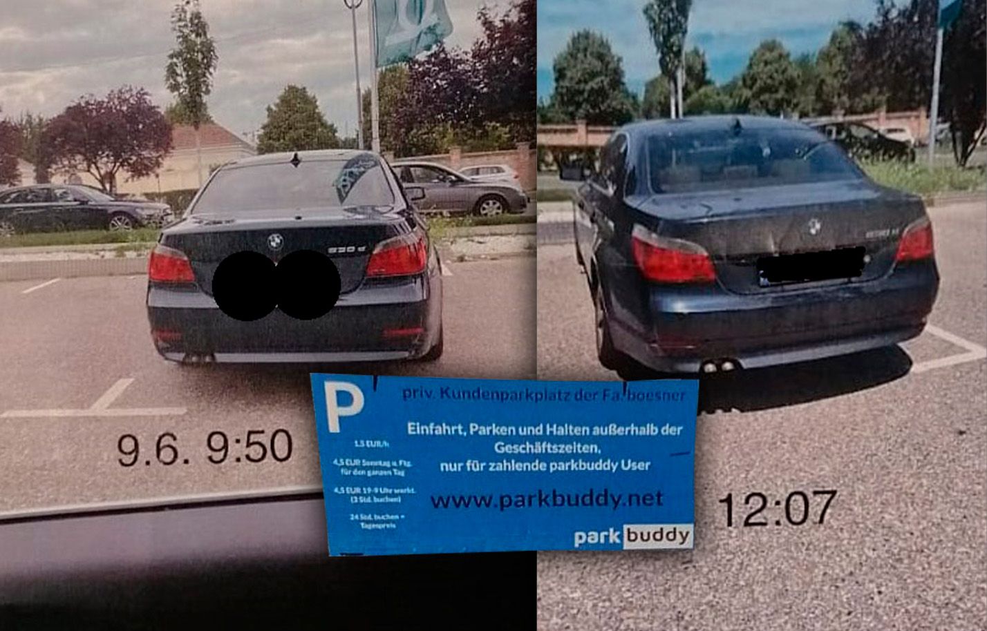 Zwei Mal parkte Georg seinen BMW auf dem Parkplatz. Kostenpunkt: 790 Euro. 