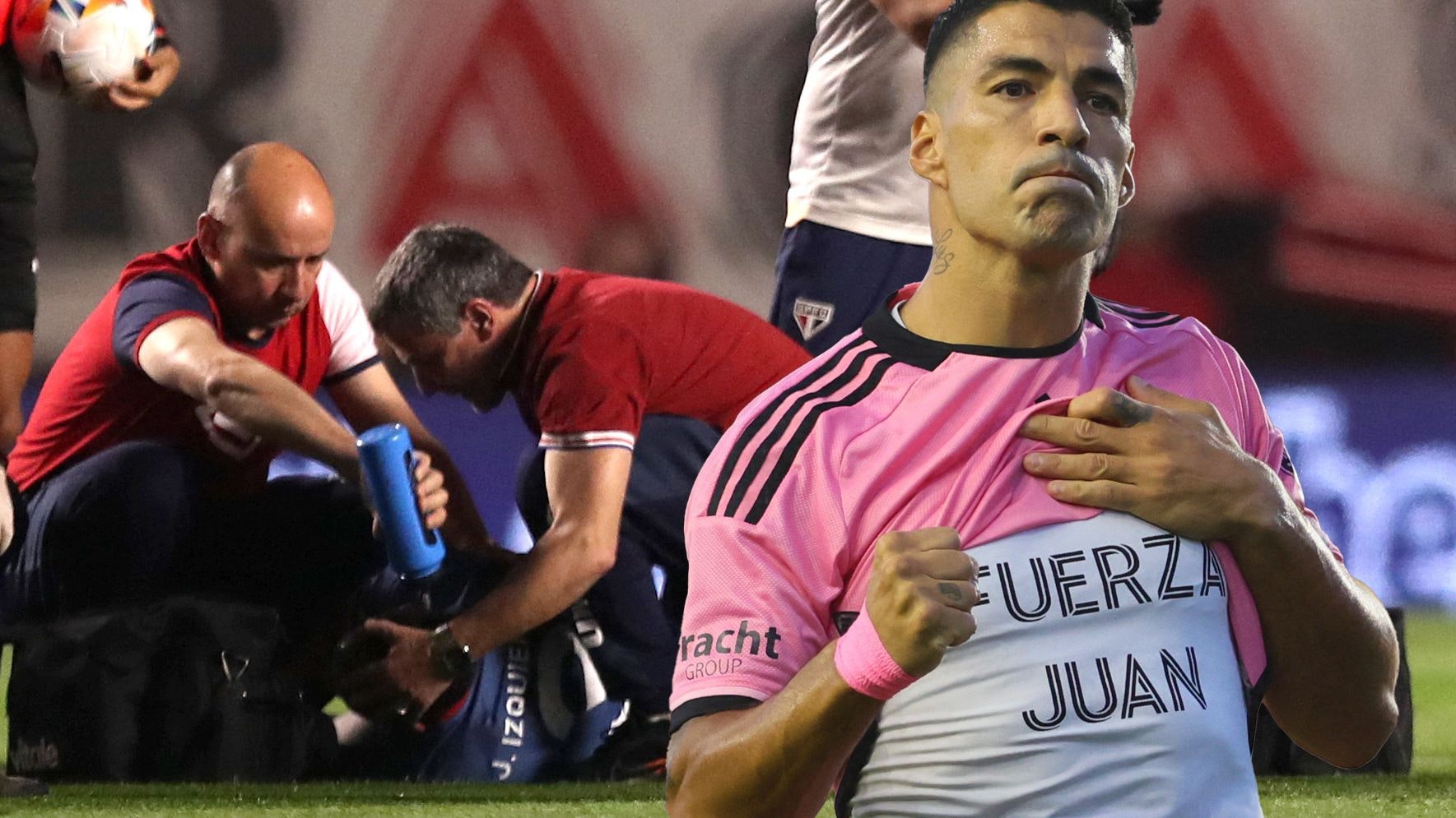 Luis Suarez trauert um Juan Izquierdo.