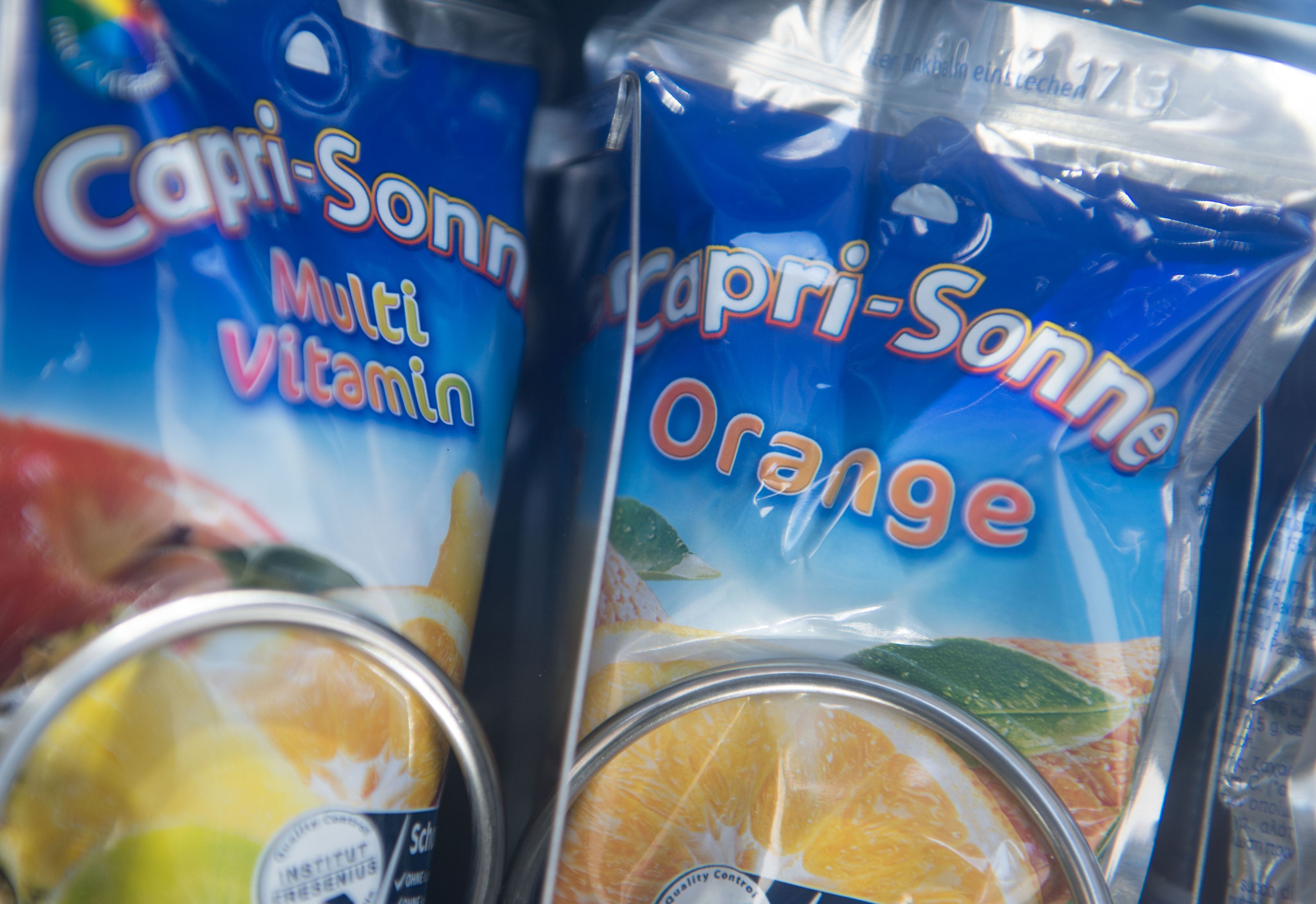 Eine Erinnerung an die Kindheit: Capri-Sonne.