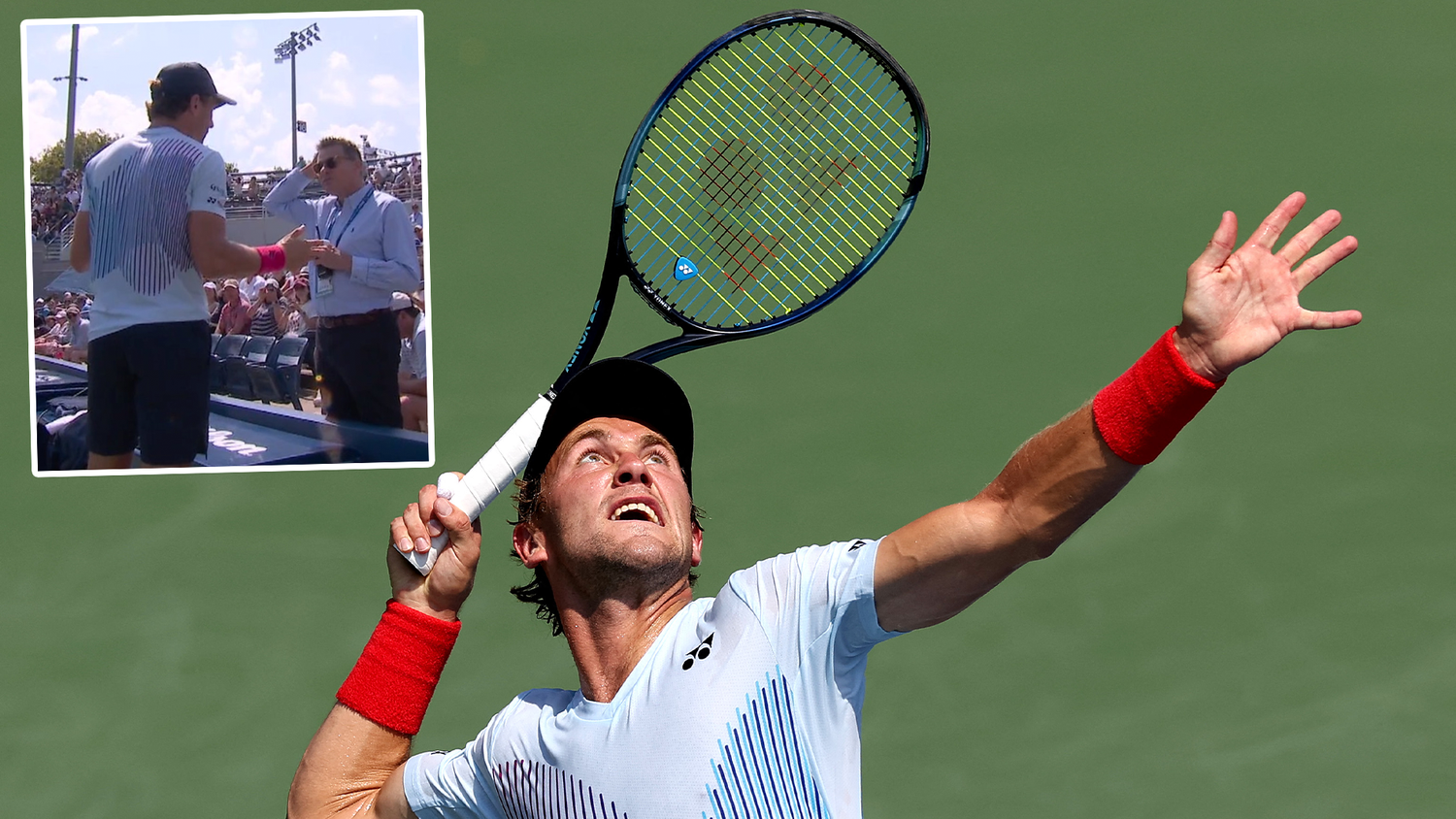 Casper Ruud geriet mit einem Supervisor aneinander. 