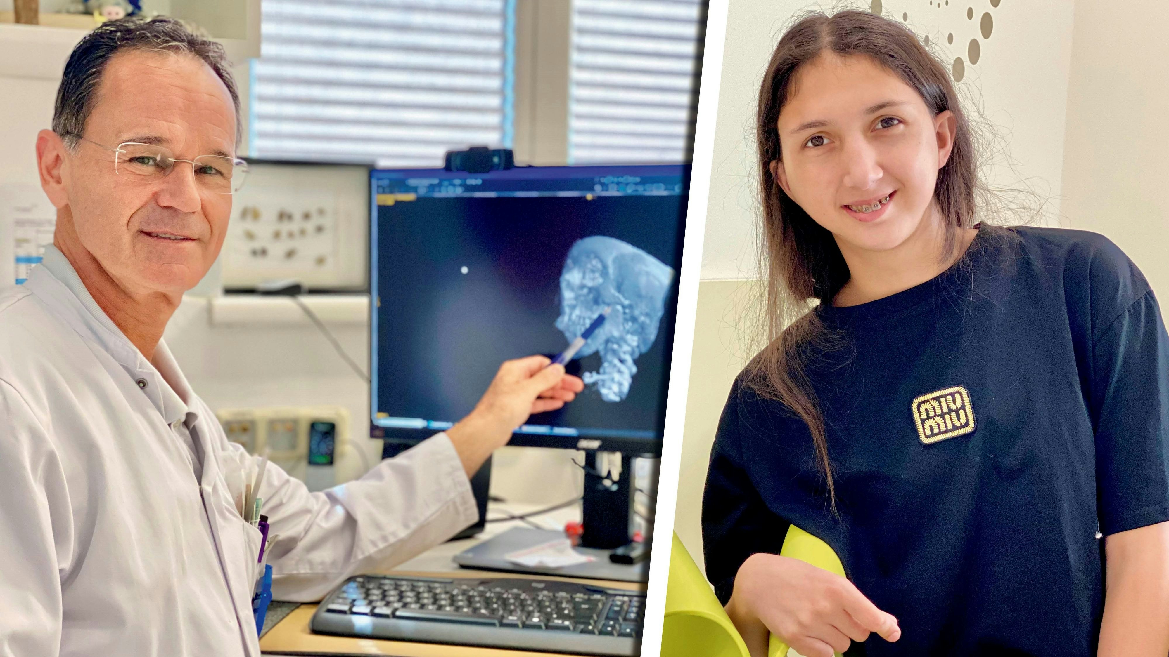 Teenager Sumayya (r.) kann endlich wieder lachen und normal essen.