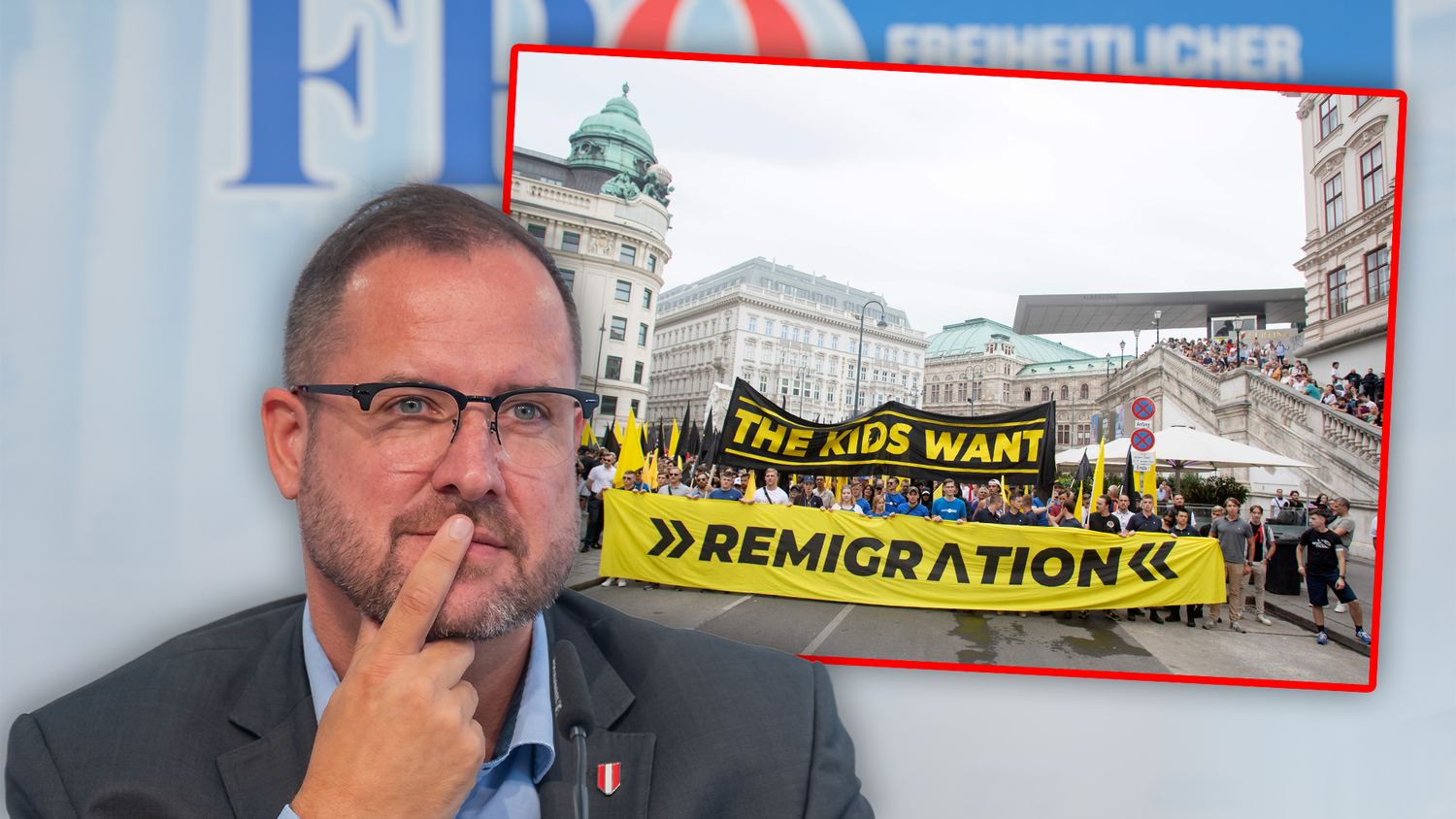 Christian Hafenecker findet die Aussagen, die in einer RTL-Dokumentation zum Holocaust getätigt wurden, verwerflich.