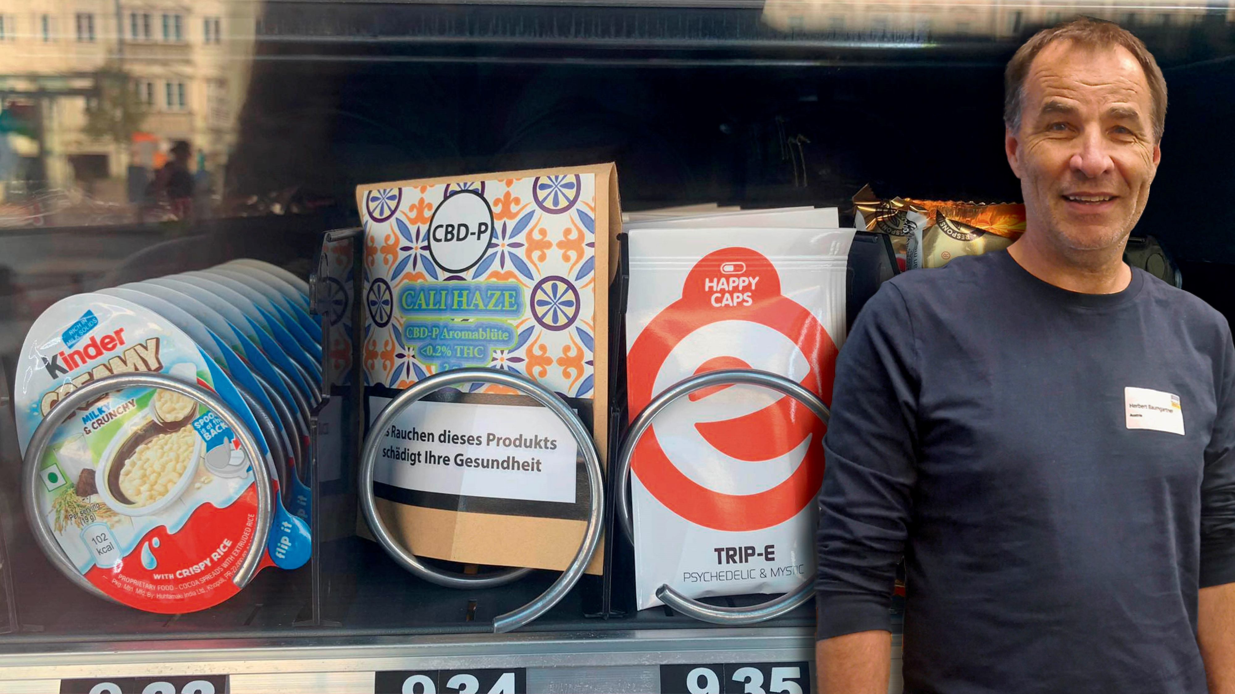 Sucht-Experte Herbert Baumgartner findet die Platzierung neben Lebensmitteln besonders problematisch.