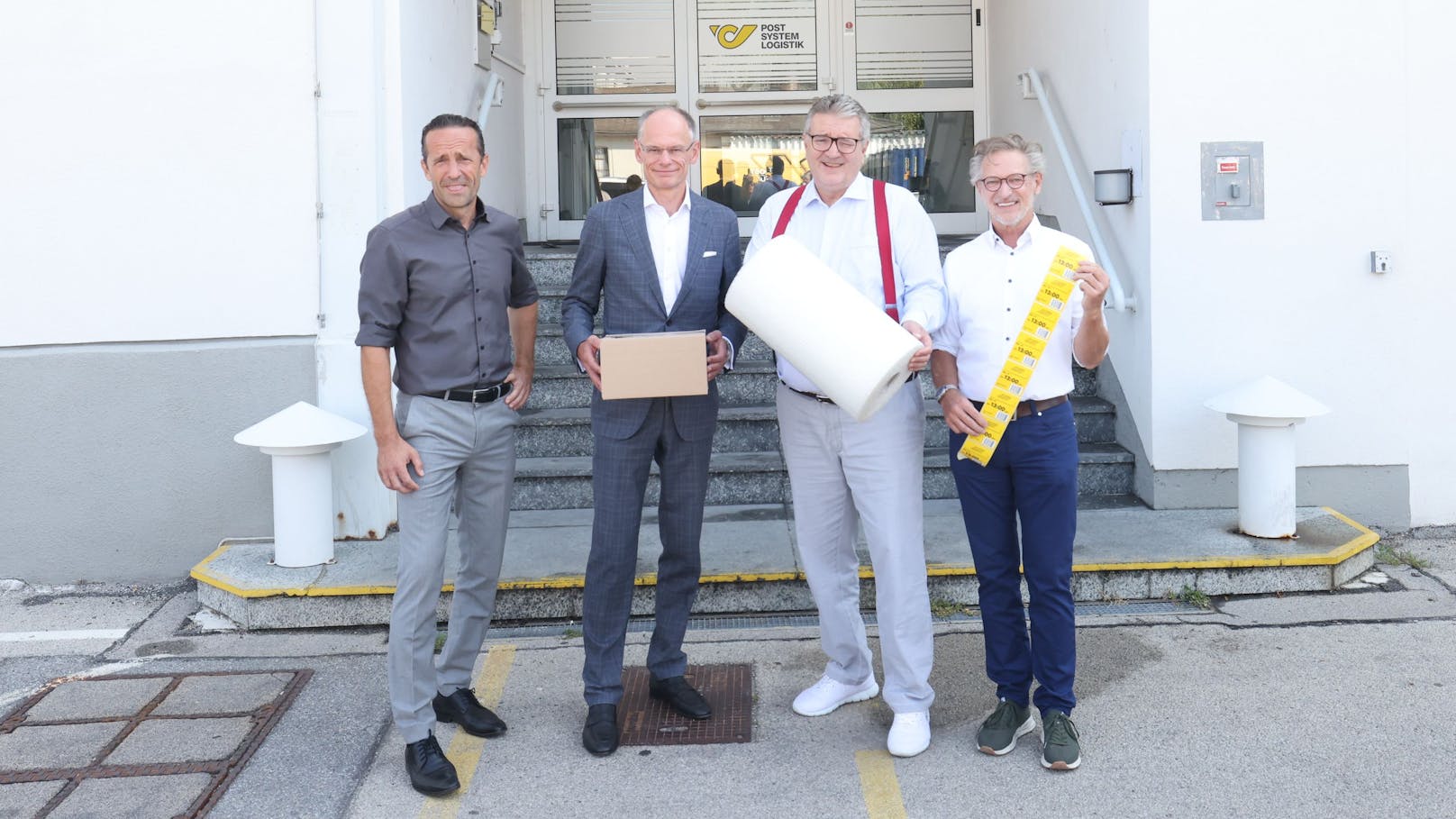 Robert Nedeljkovic, Walter Oblin, Peter Hacker und Manfred Skoff (v.l.)