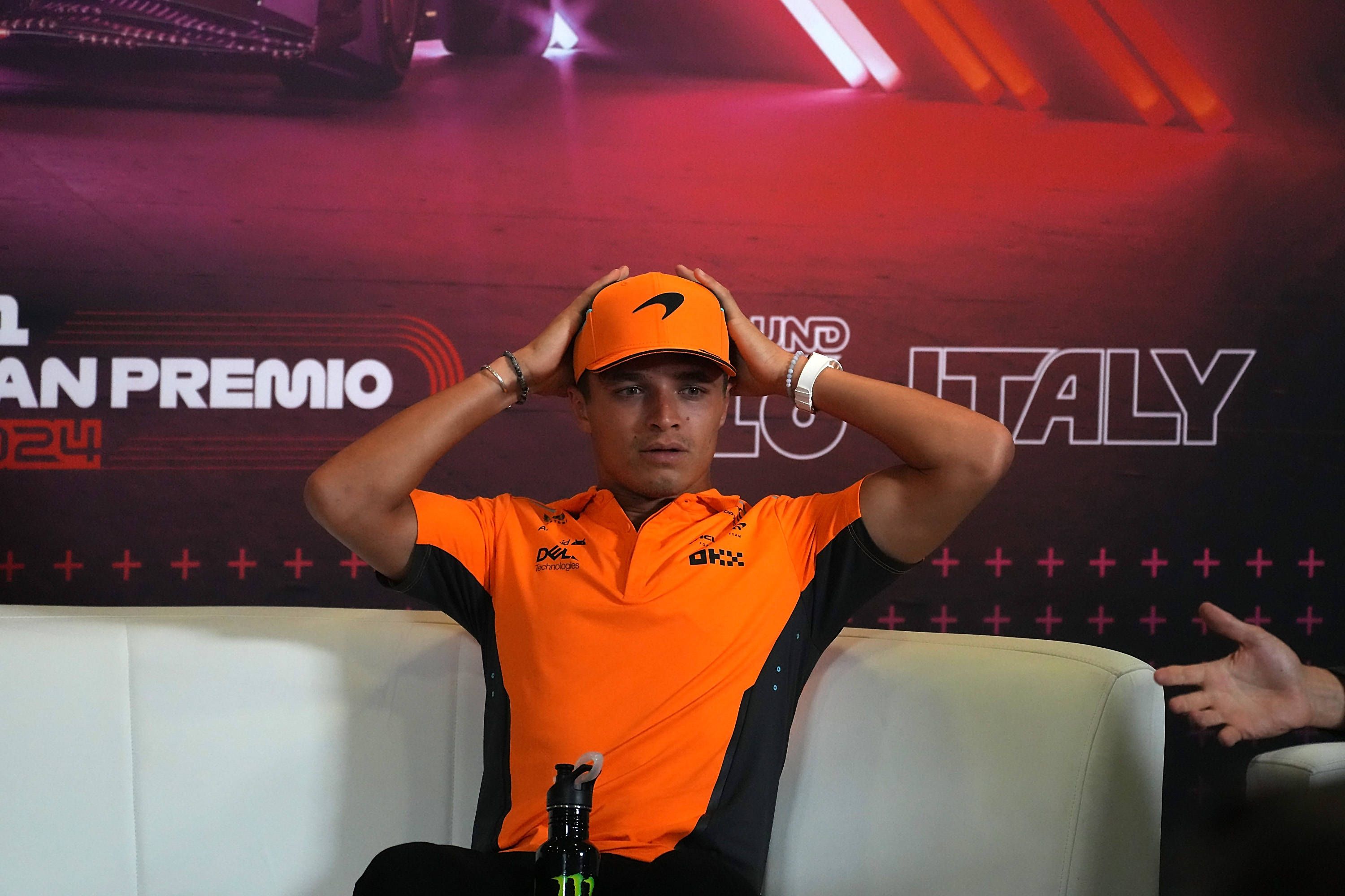 McLaren-Star Lando Norris spricht über Druck.