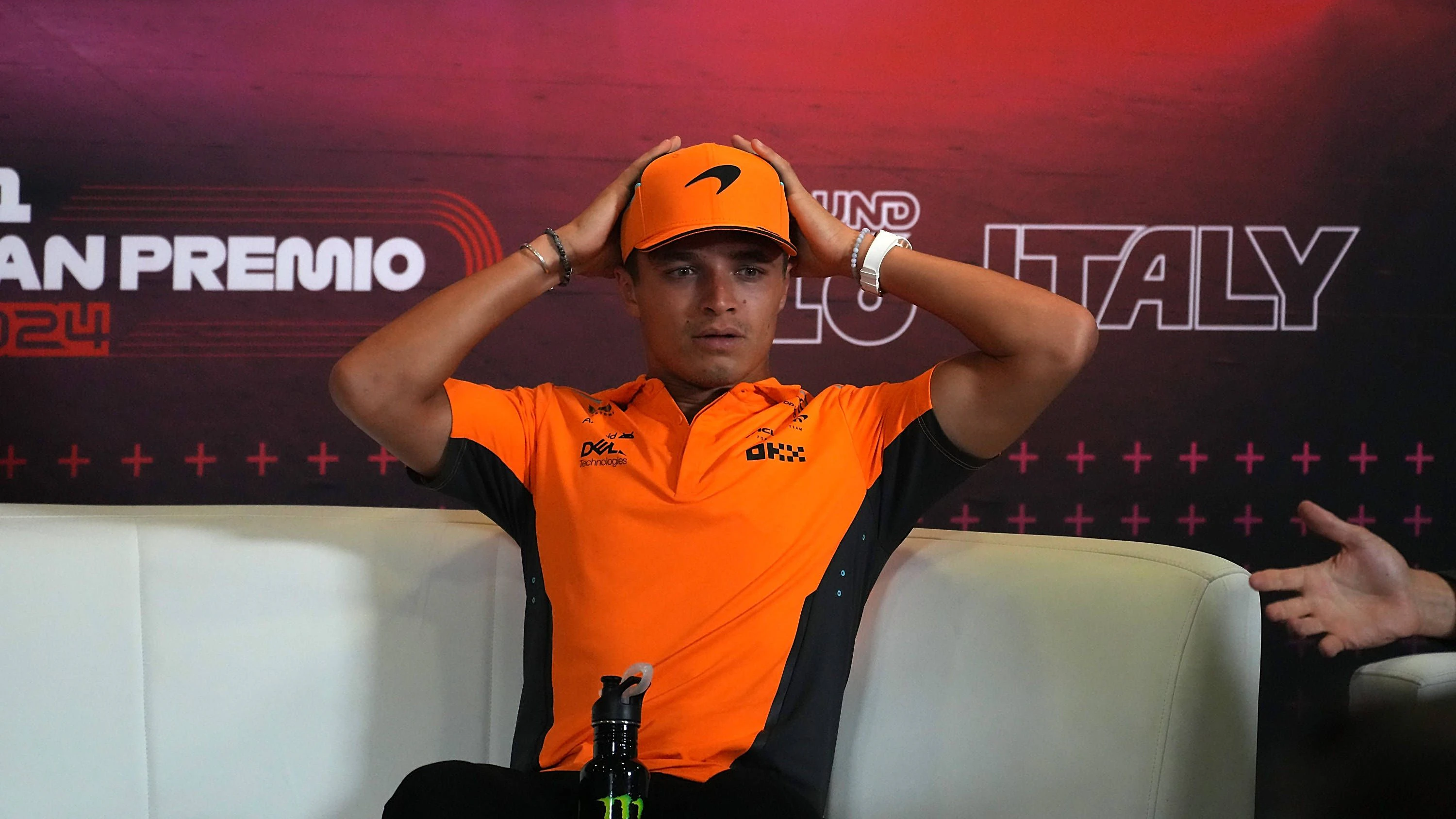 McLaren-Star Lando Norris spricht über Druck.
