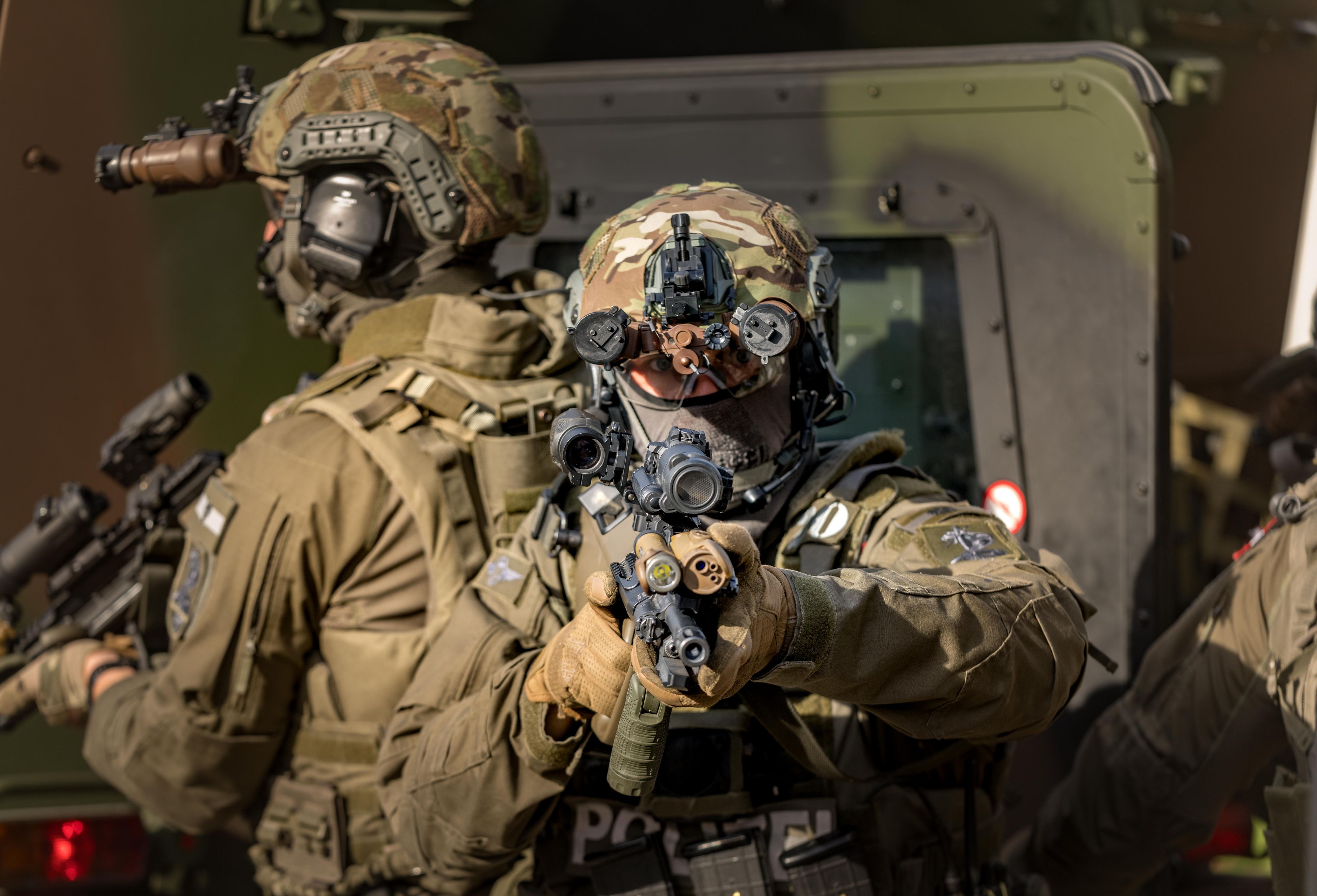 Die neue Sicherheitsstrategie sieht eine engere Kooperation mit der NATO vor – eine solche gibt es aber bereits seit 1995. Bild einer Truppenübung in Feldkirch im November 2023.