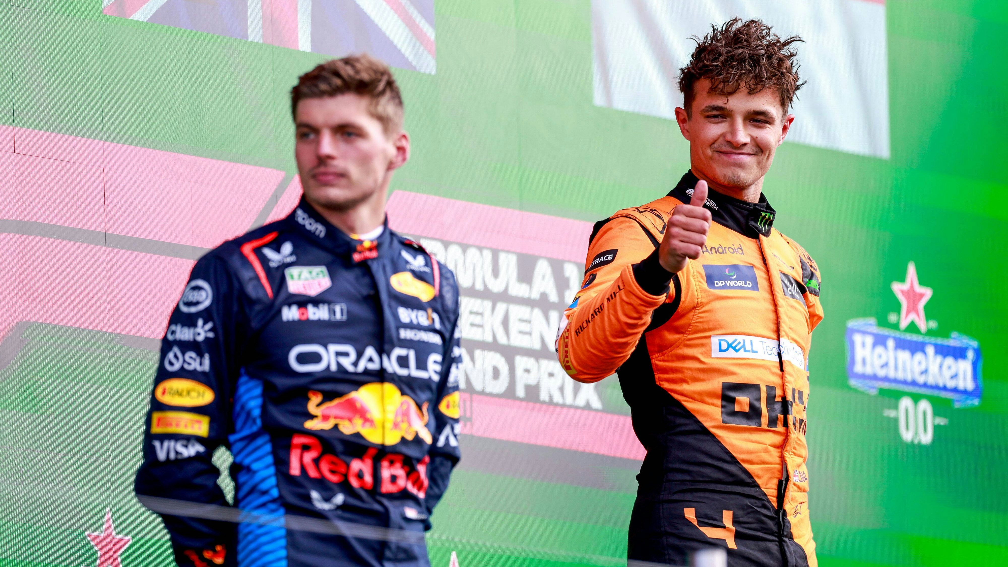Lando Norris kommt Max Verstappen immer näher.