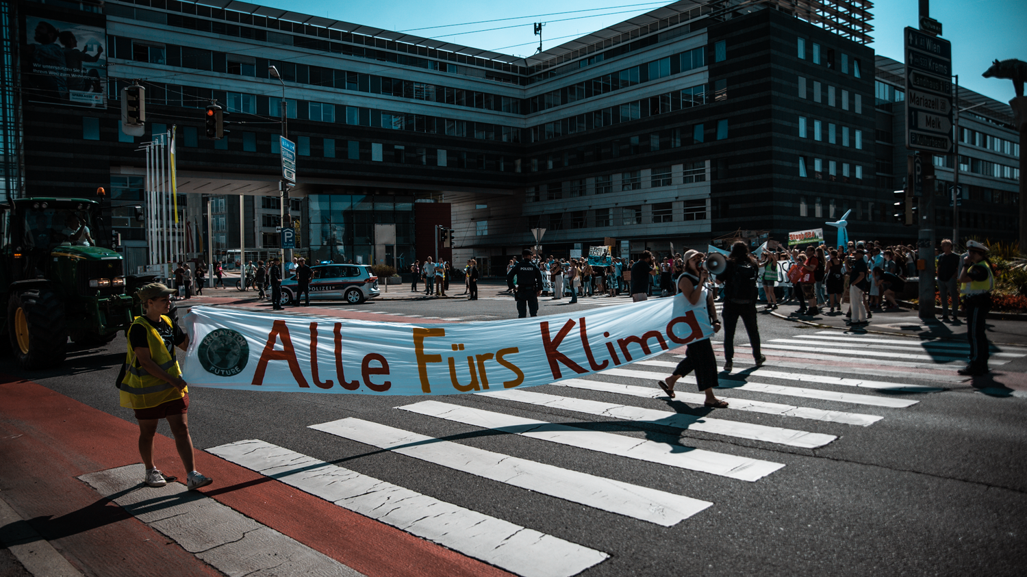 Bereits 2023 fand in St. Pölten ein Klimastreik der Fridays For Future statt