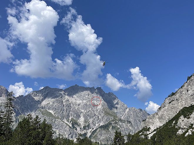 Rettungseinsatz am Watzmann.