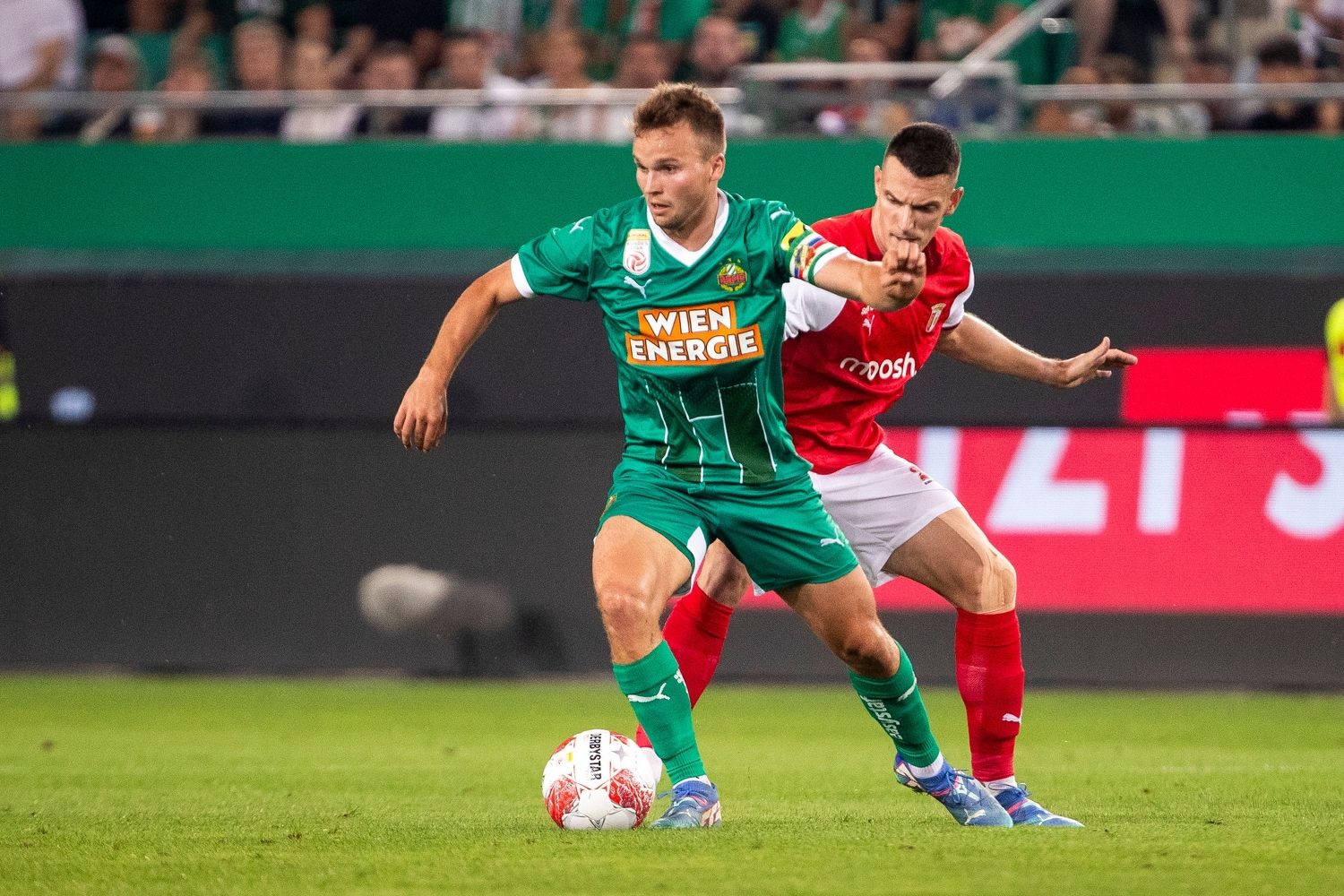 Rapid-Kapitän Matthias Seidl in Action