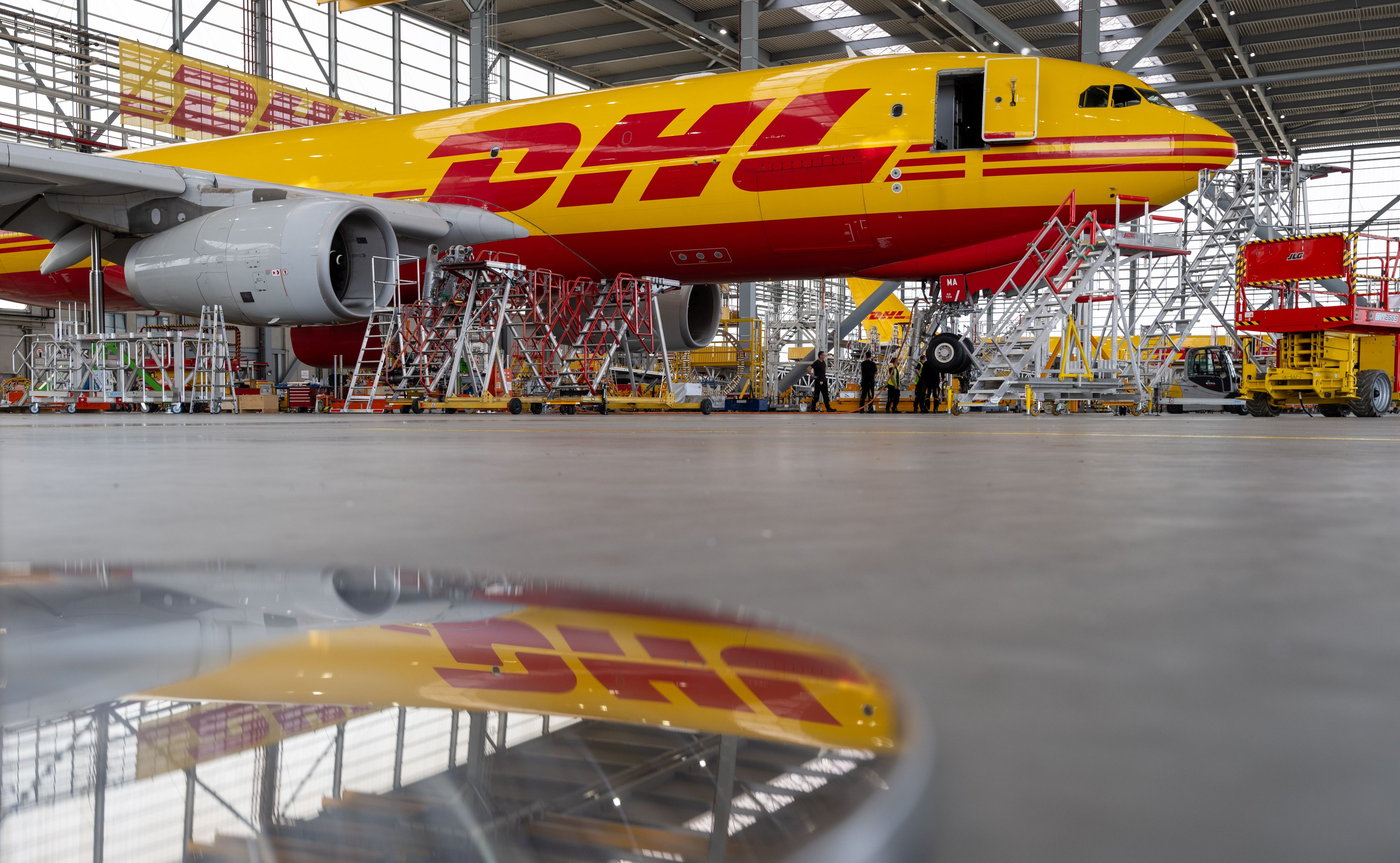 Es gab bereits einen Brandvorfall im Luftfracht-Logistikzentrum von DHL in Leipzig.