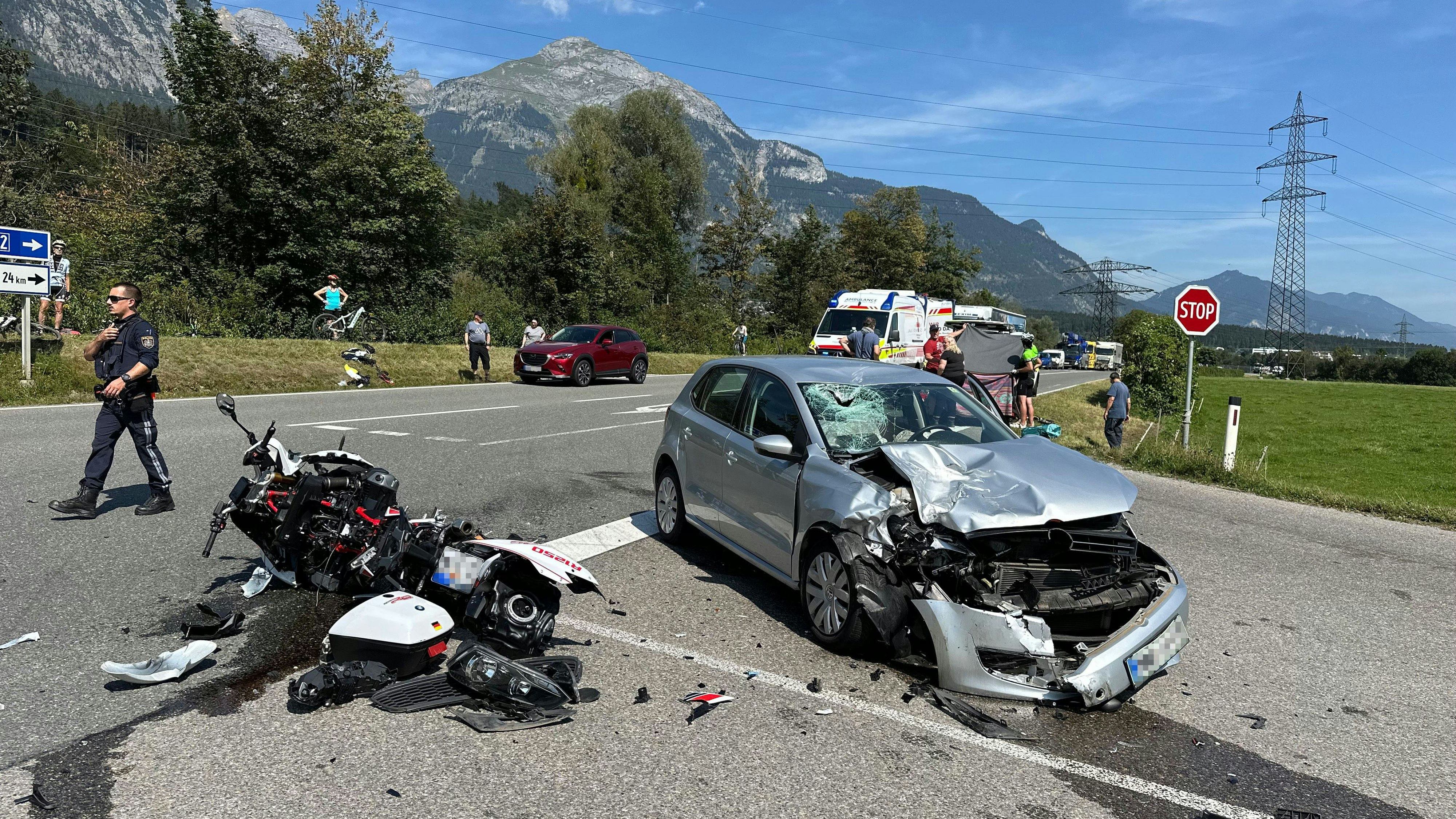 Heute.at - Unternehmer stirbt bei Biker-Crash in Tirol