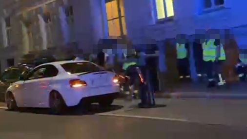 Heftiger Verkehrsunfall in der Nacht auf Samstag am Währinger Gürtel.