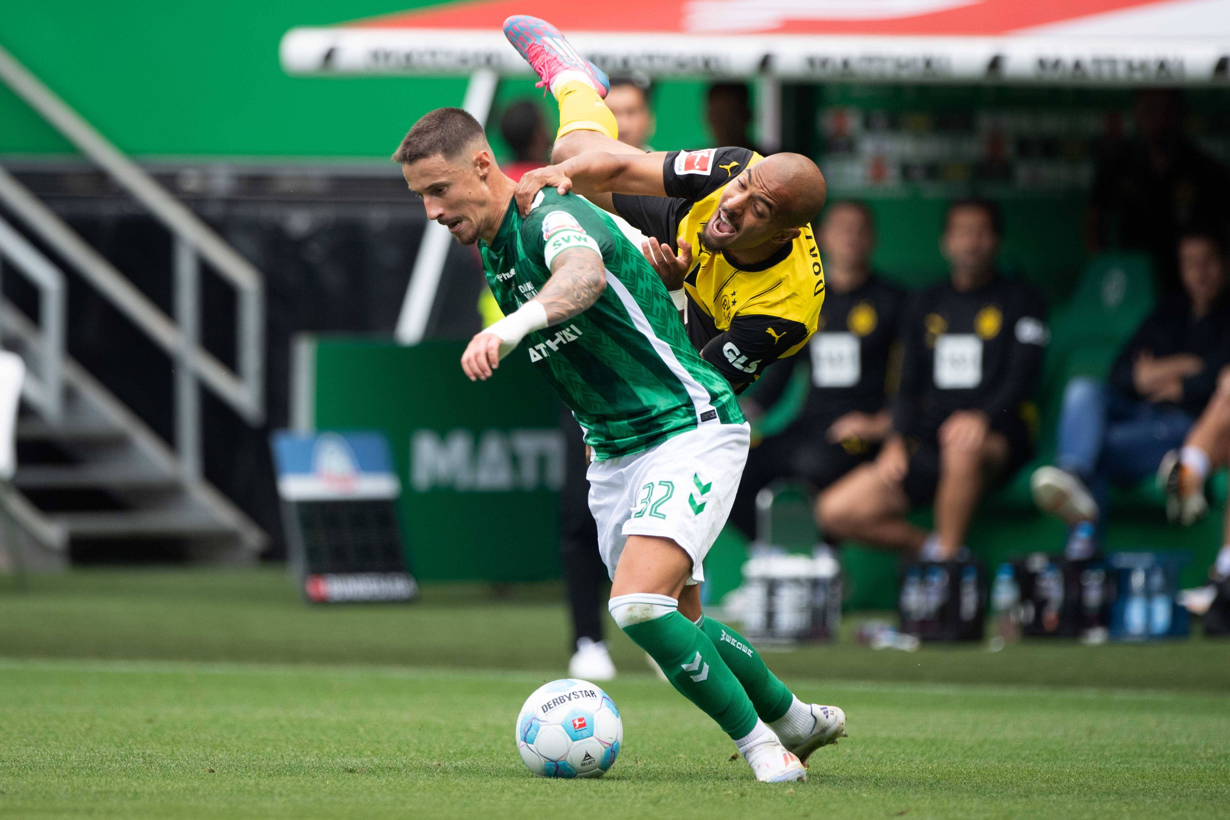 Bei Werder ist Marco Friedl als Kapitän gesetzt.