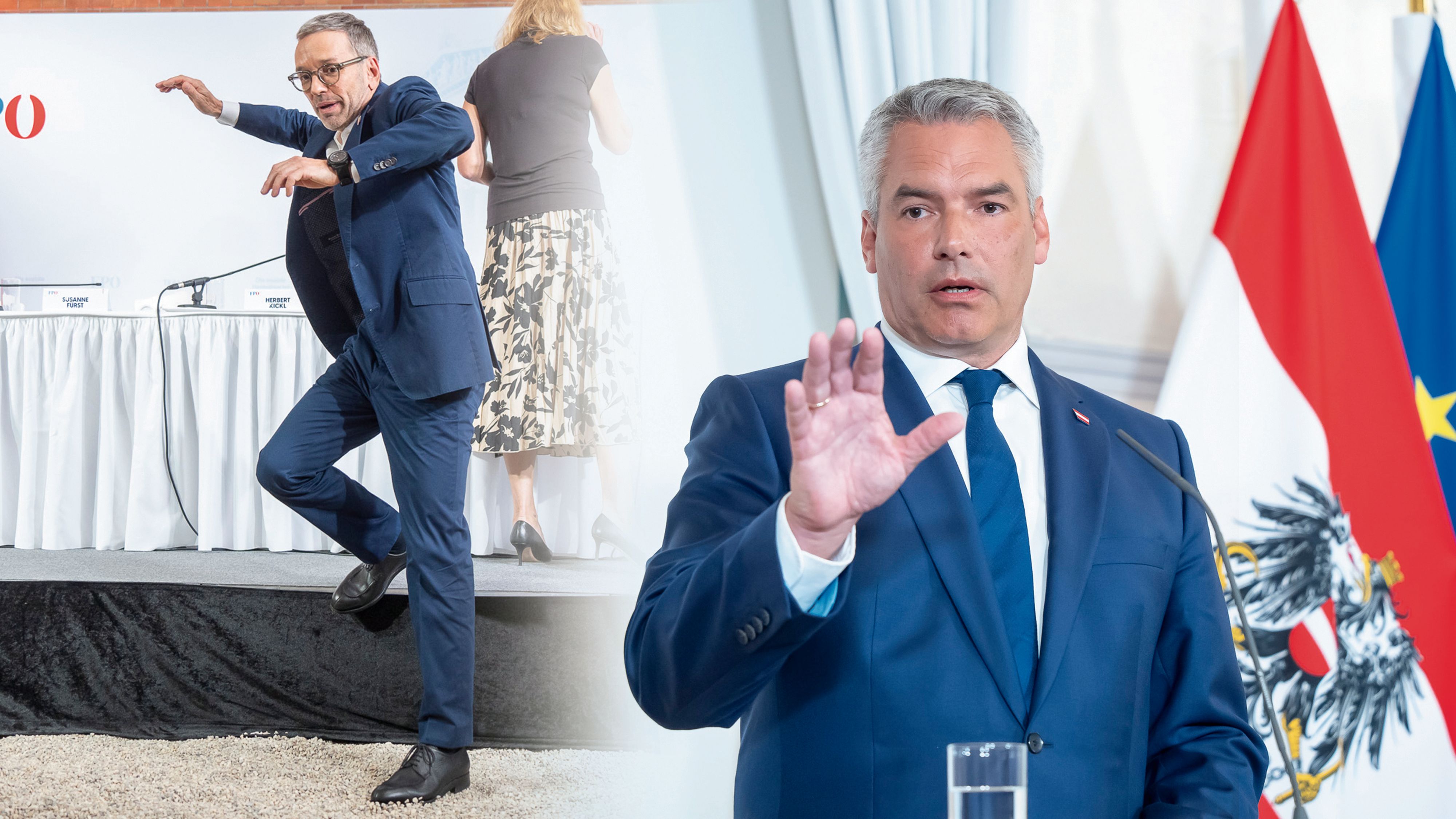 Kanzlerduell mit Nehammer: Ist Kickl noch vom Siegespodest zu stoßen?