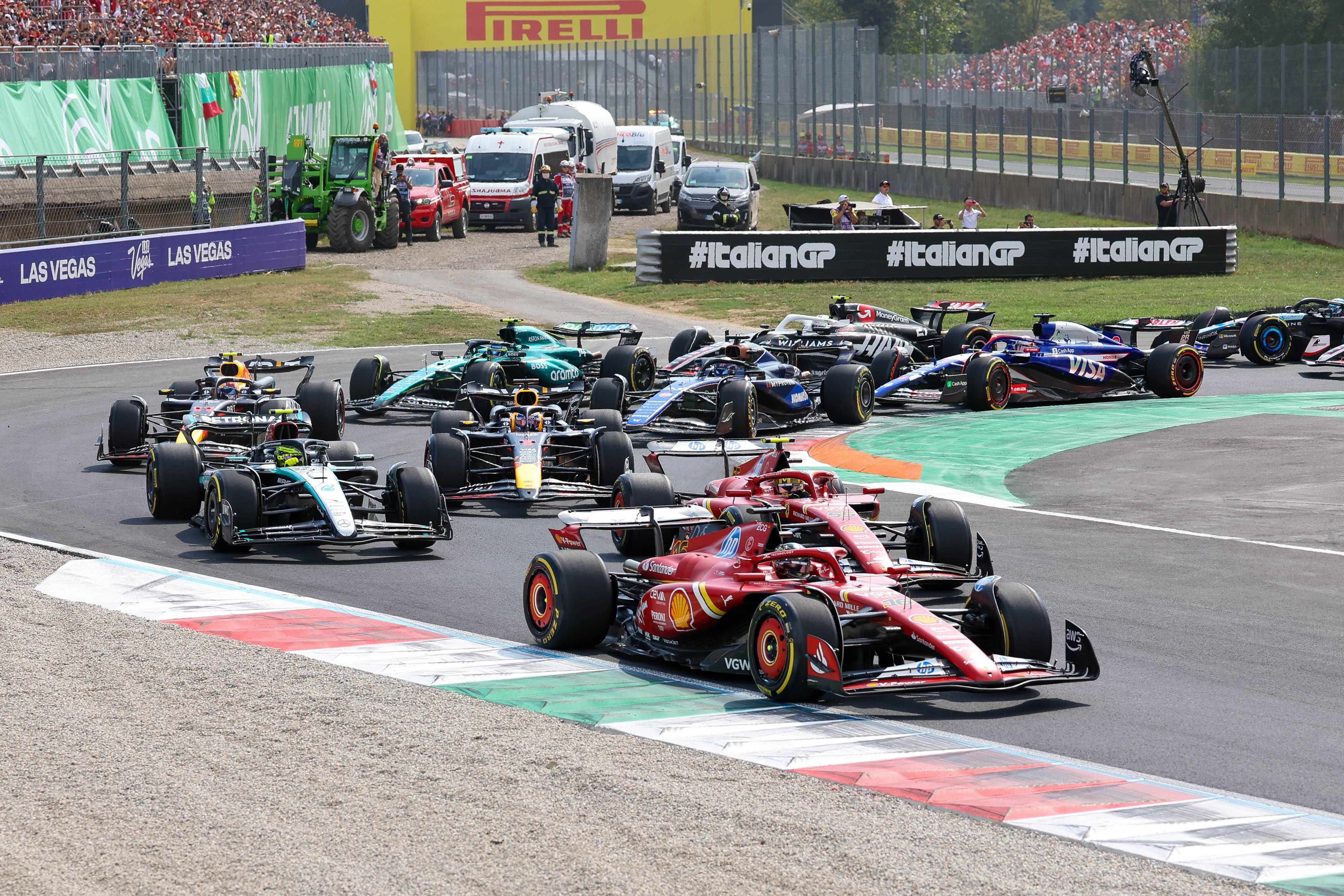 Charles Leclerc überrascht in Monza.
