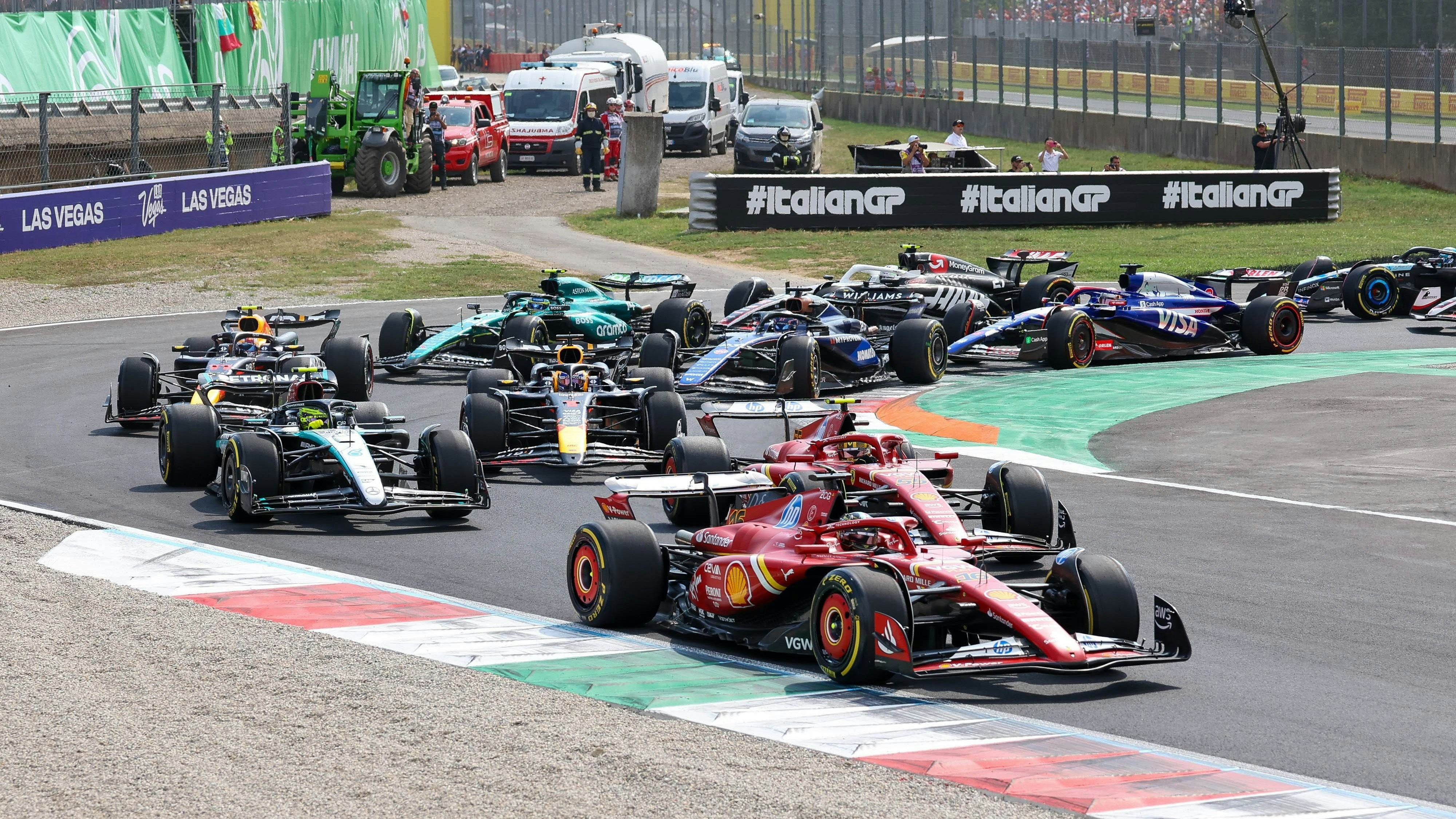 Charles Leclerc überrascht in Monza.