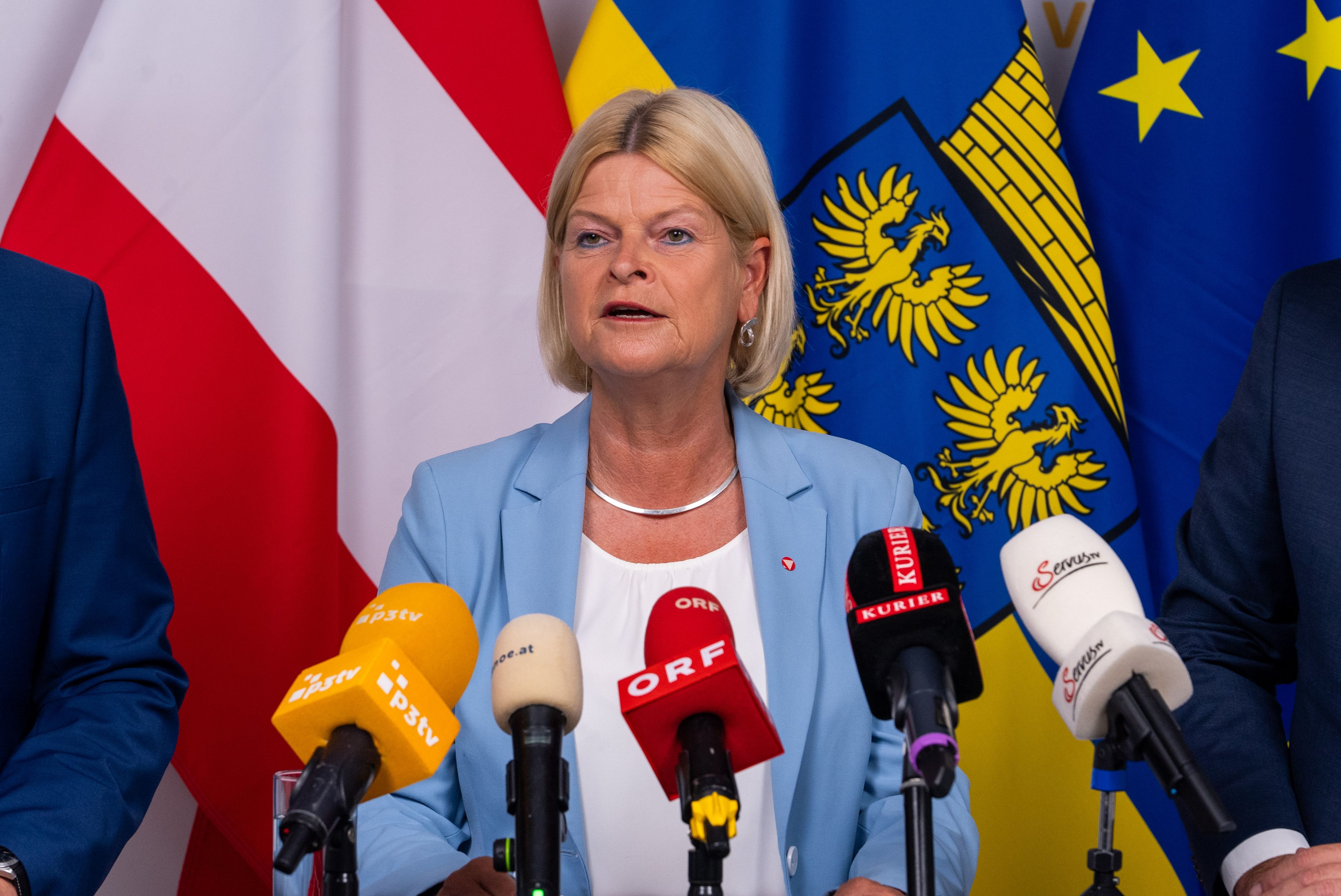 VPNÖ startet in den Wahlkampf zur Nationalratswahl: Sicherheit, Leistung und Familie stehen im Fokus – im Bild: Ministerin Tanner