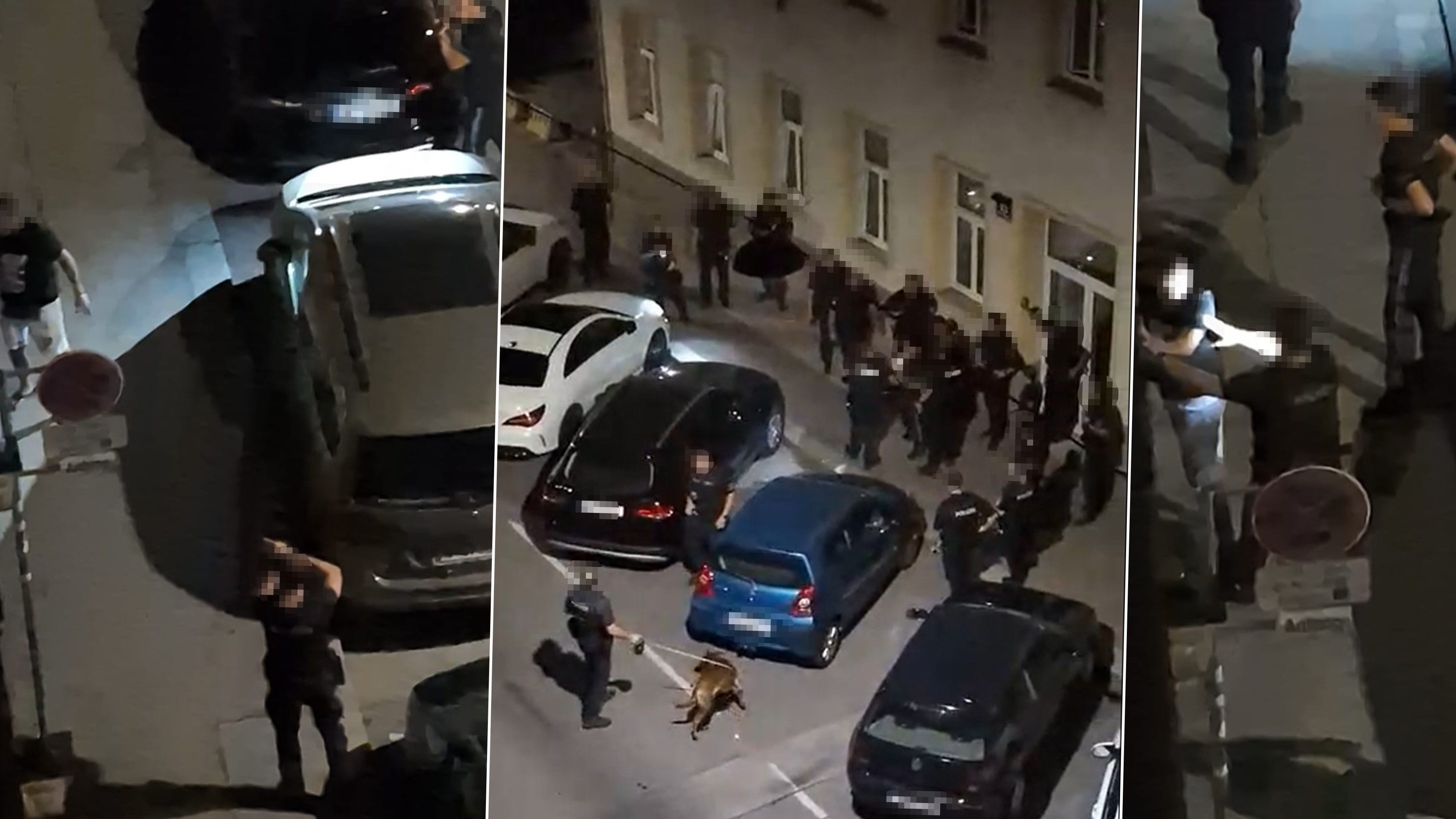 Polizeieinsatz am Sonntagabend auf offener Straße in der Wiener Landstraße.