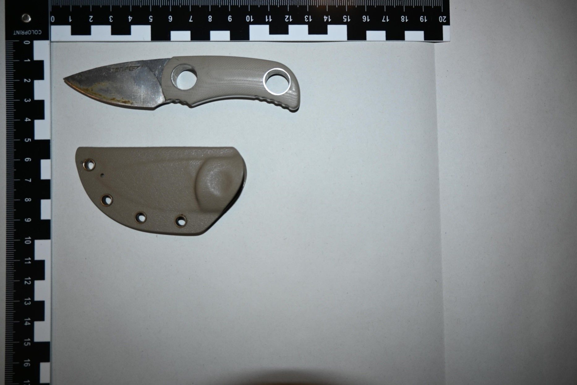 Die mutmaßliche Tatwaffe.