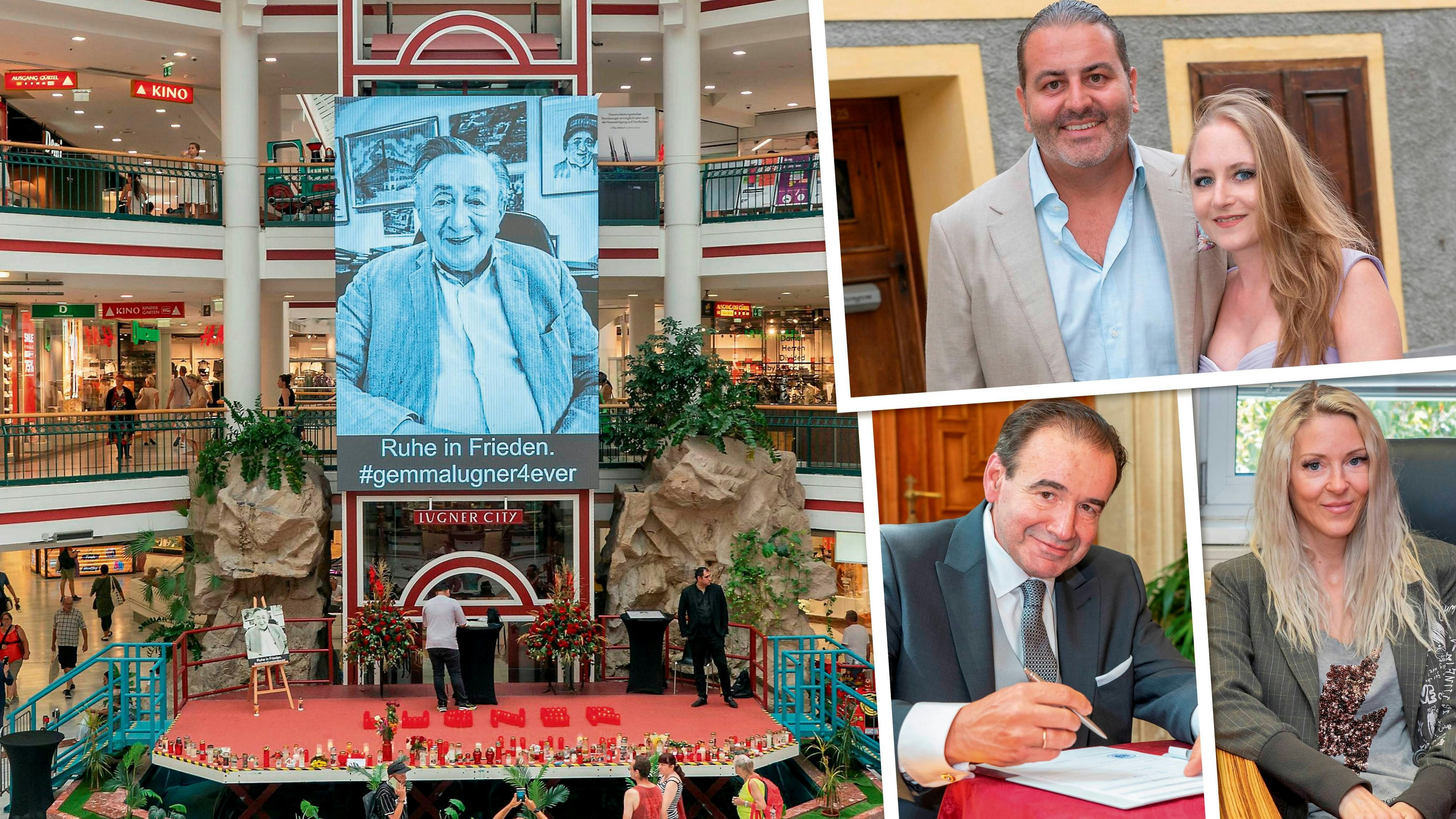 Der Clan führt nun Richard Lugners Lebenswerk weiter. Jacqueline Lugner und ihr Ehemann Leo Lugner arbeiten schon seit einem Jahr Seite an Seite. Alexander Lugner ist ebenso an Bord, wie der langjährige Geschäftsführer Gerald Friede, der mit Jacky seit 2016 das Einkaufszentrum führt.