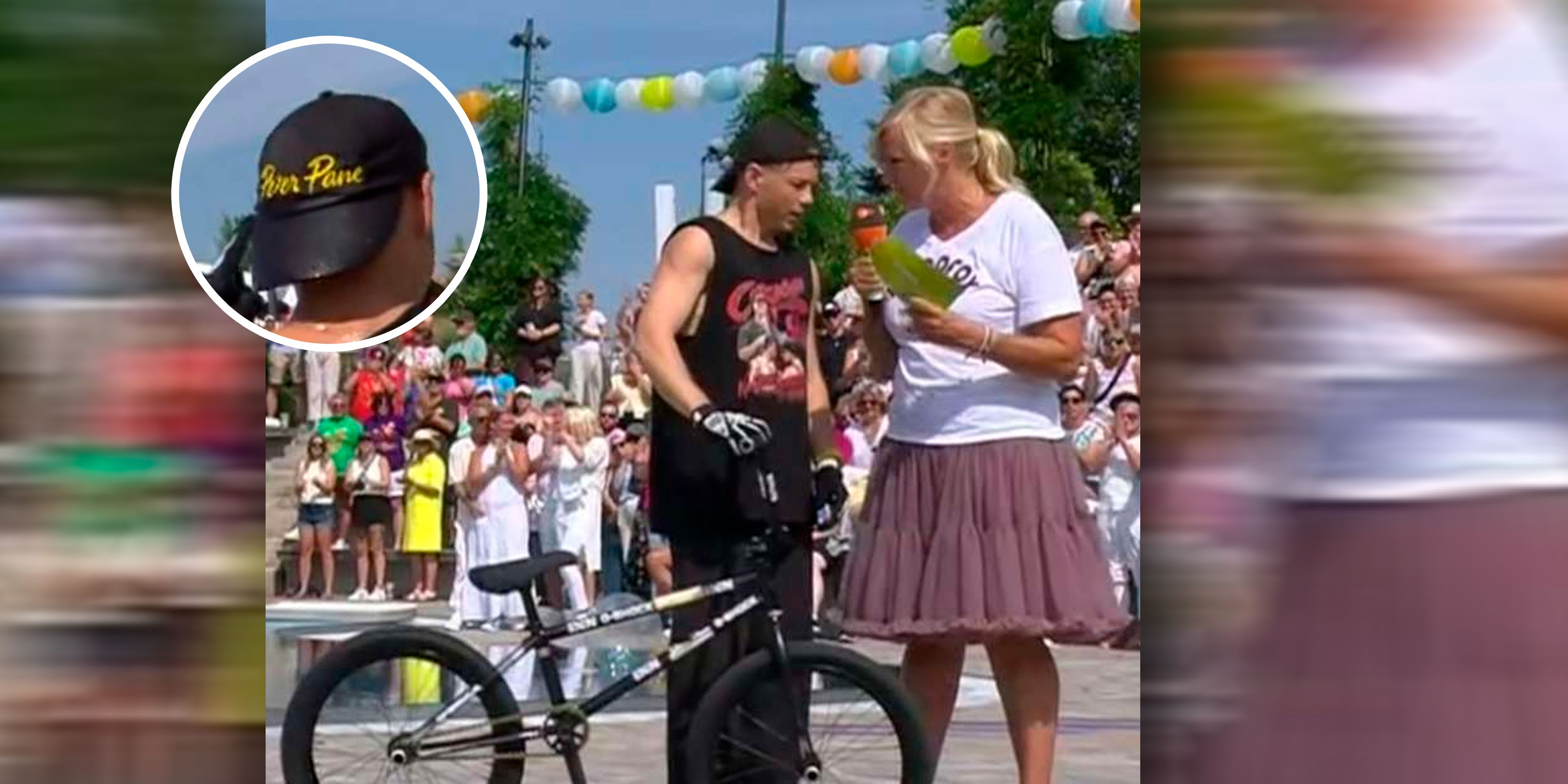 Was steht denn da am Kapperl?