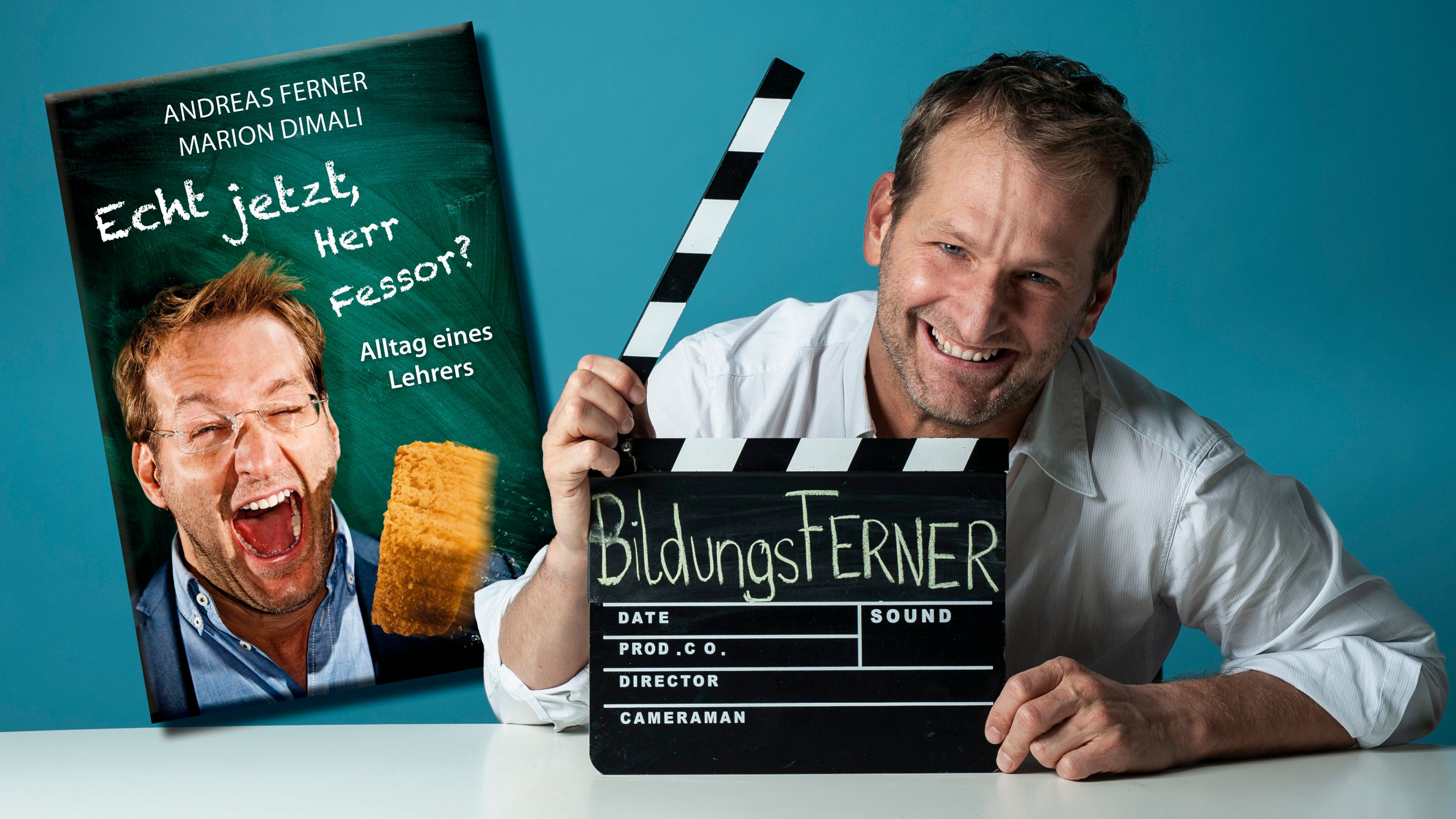 Andreas Ferner ganz bildungsnah: Mit 25 Jahren Berufserfahrung im Lehrergewerbe hat er nun ein Buch geschrieben