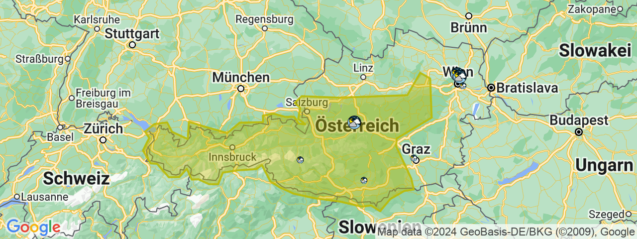 Am Dienstag drohen vor allem im Bergland schwere Unwetter. 