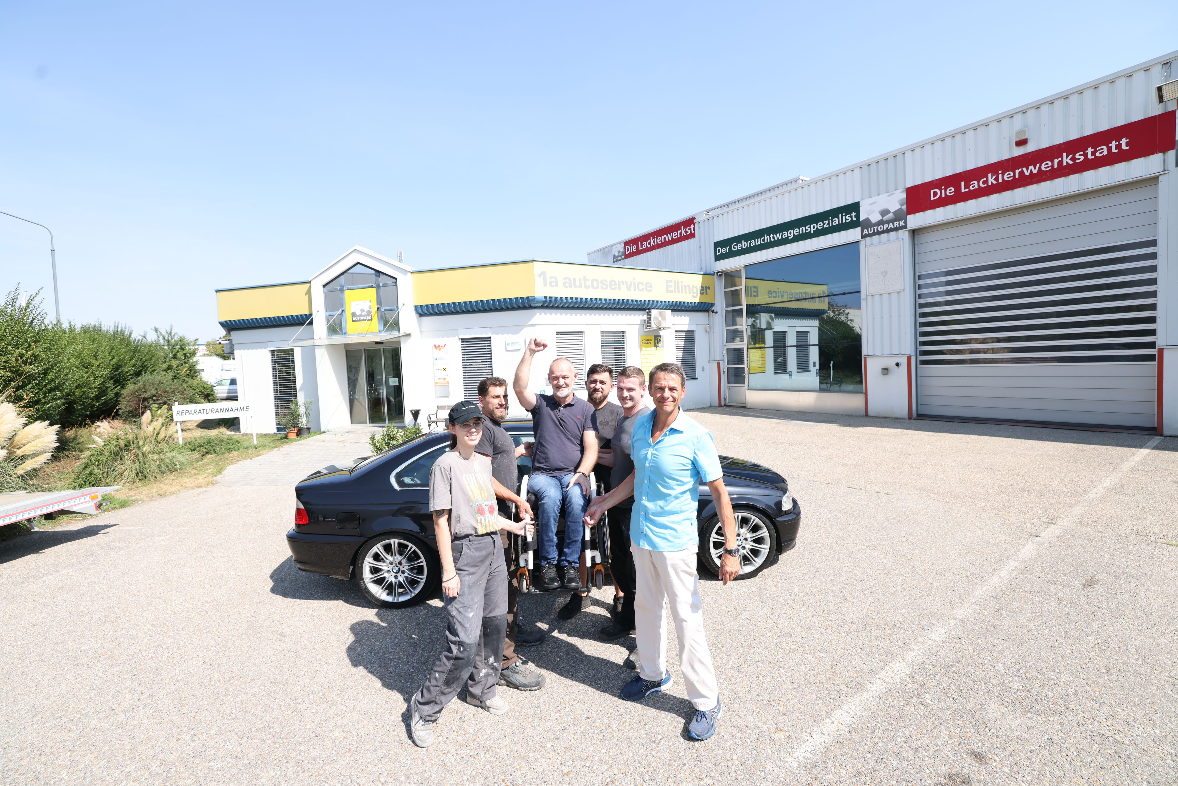 Das Team des Autopark Wien hat Wolfgang geholfen und seinen BMW repariert.