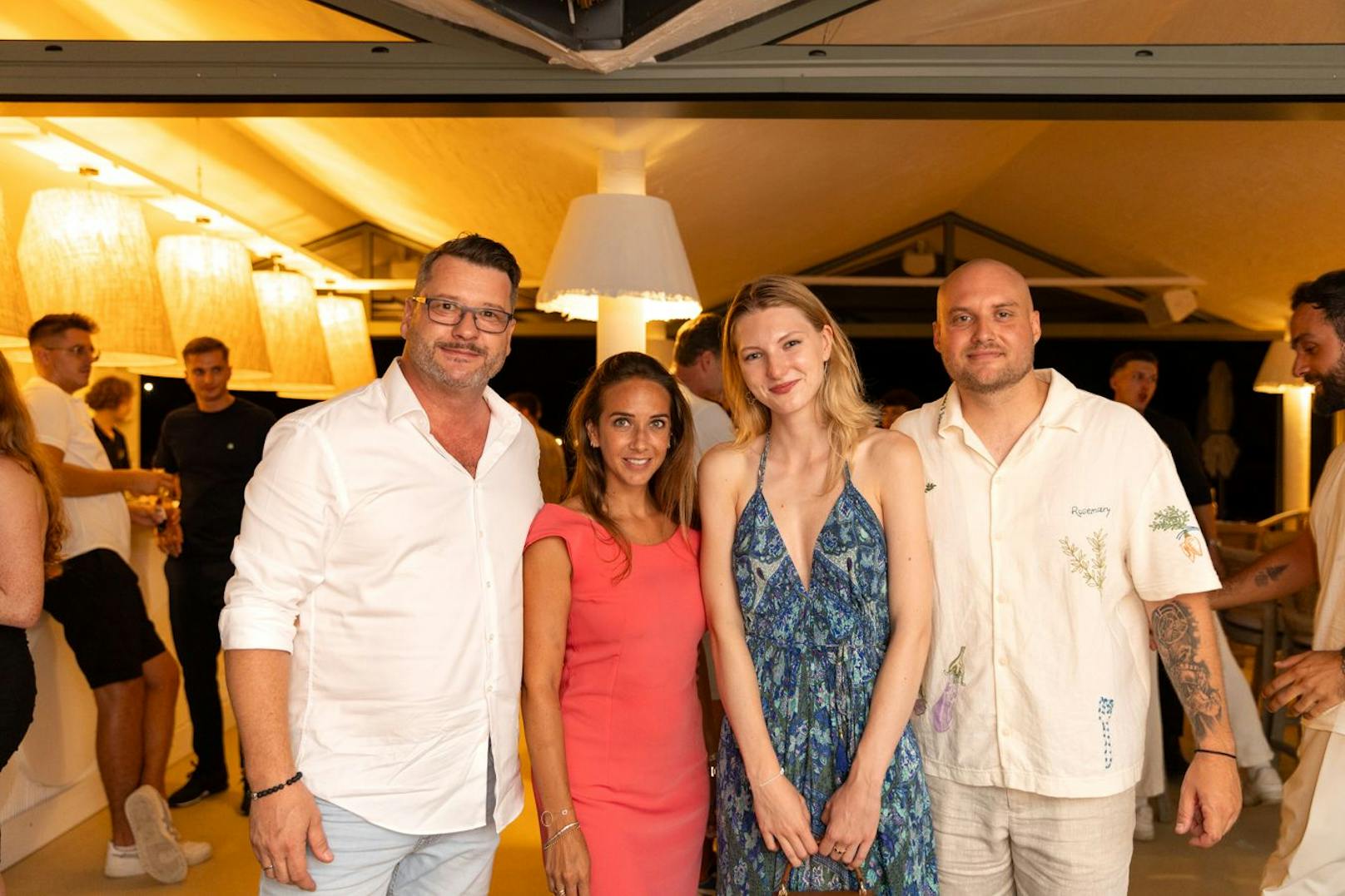 Goran Drinic, Nadine Al Wazzan, Viktoria Izdebski und Marco Simoner