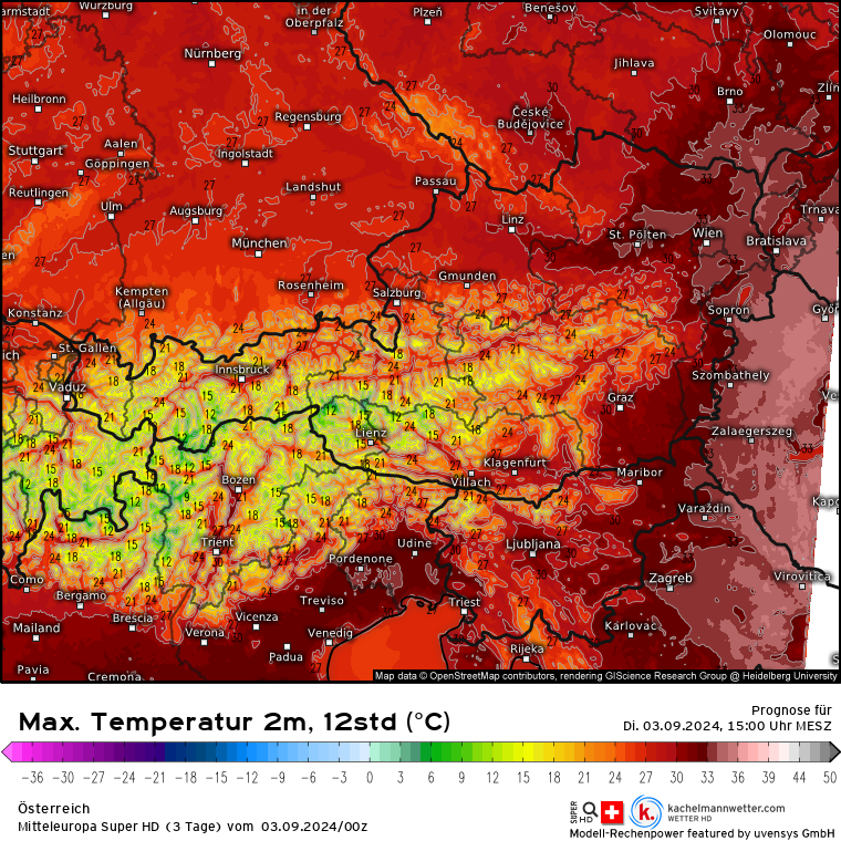 Im Osten wird es am Dienstag 