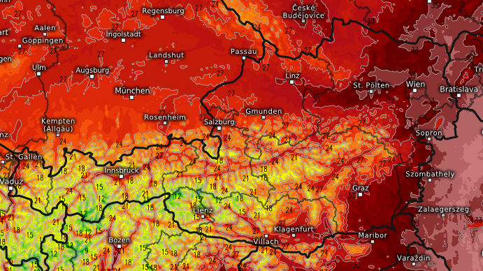 Im Osten wird es am Dienstag "extrem heiß" für einen Septembertag.