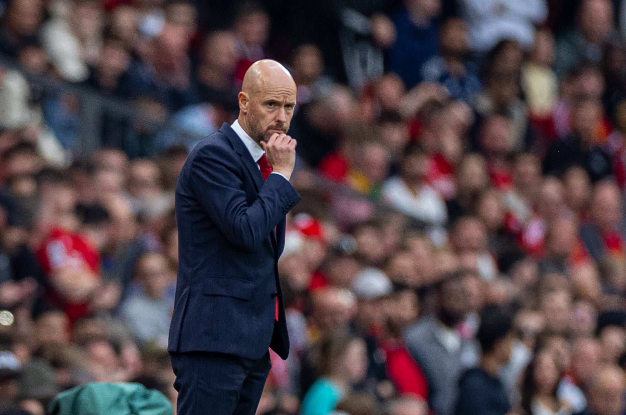 Erik ten Hag wurde im Old Trafford ausgebuht.