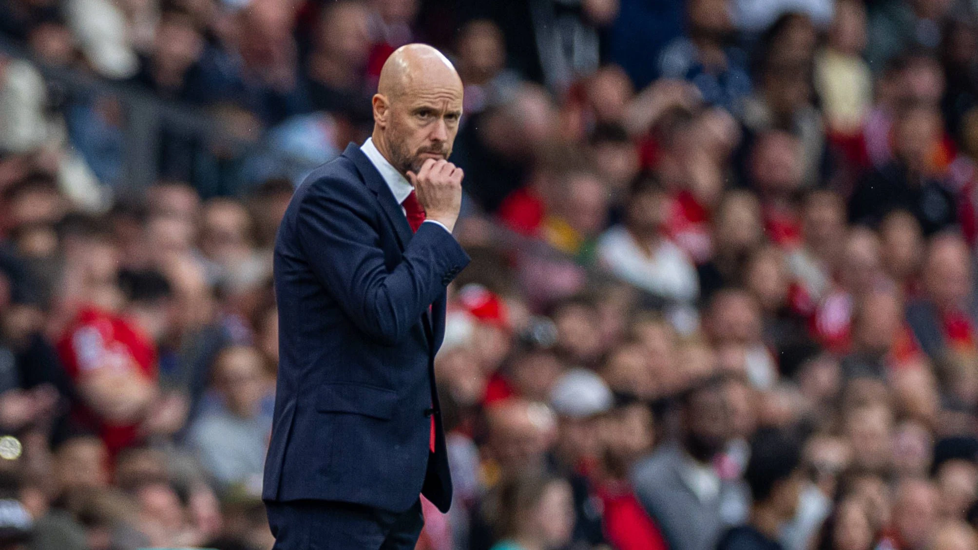 Erik ten Hag wurde im Old Trafford ausgebuht.