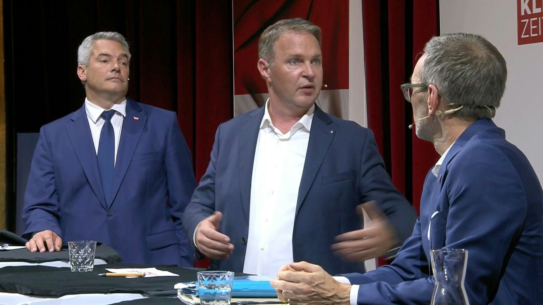 Andreas Babler und Herbert Kickl krachten aufeinander und ineinander