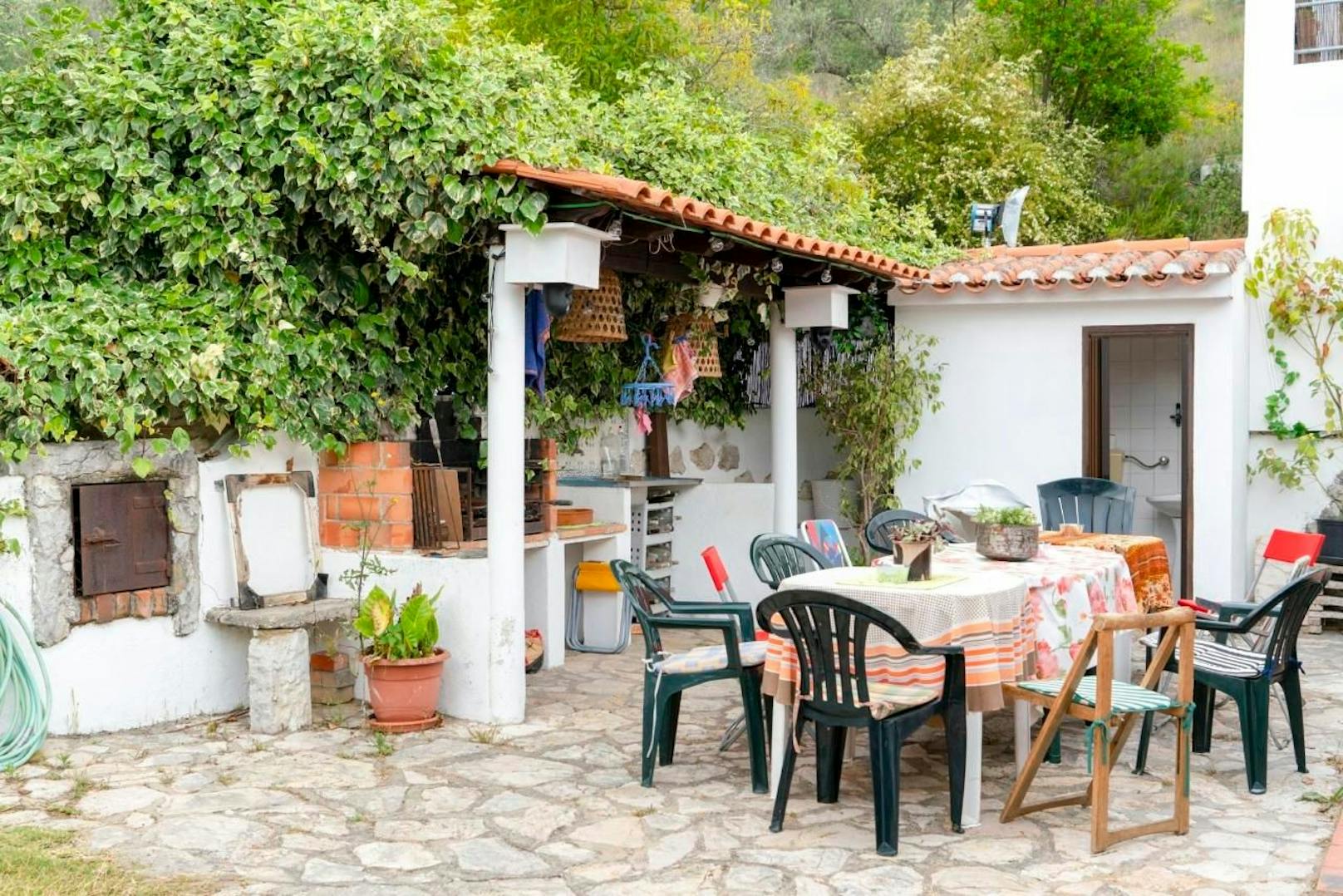 Die Terrasse im "Sommerhaus der Stars".