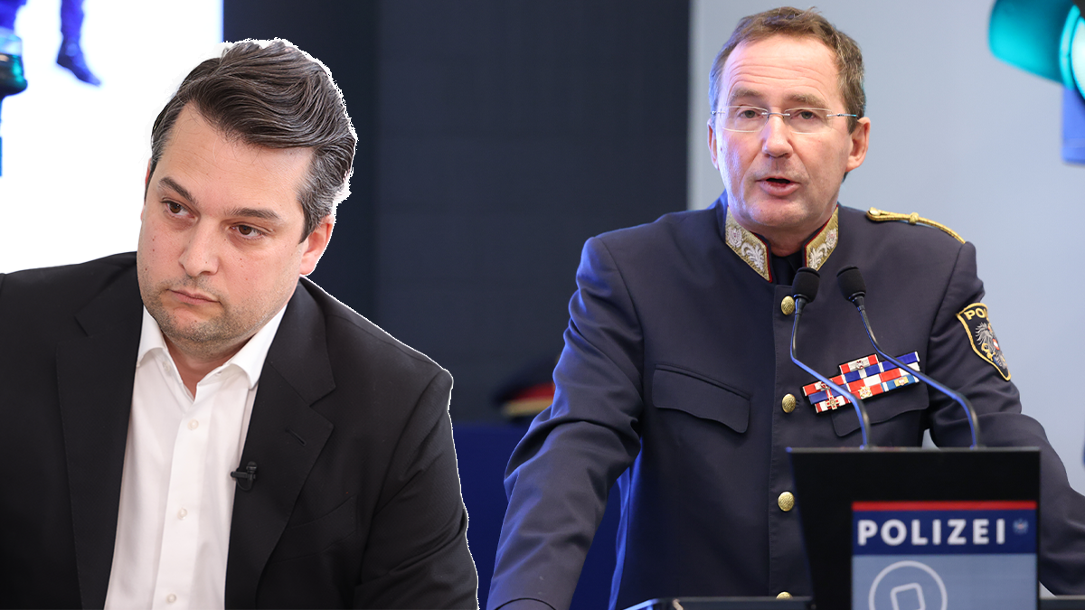 Wiener FPÖ-Chef Dominik Nepp (links) möchte zusätzliche Soldaten in Wien – dies könne laut Polizeichef Gerhard Pürstl gar nicht umgesetzt werden.