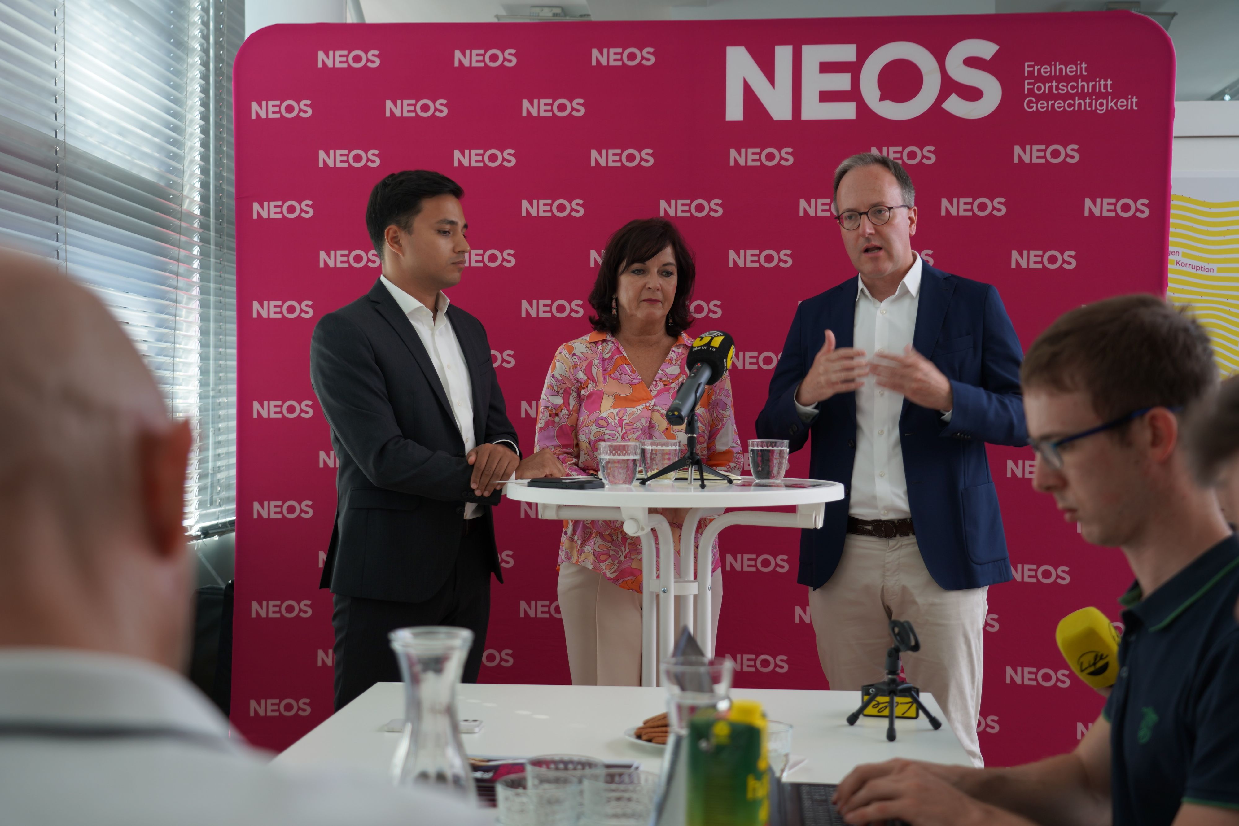 NEOS-Integrationssprecher Yannick Shetty stellte am Mittwoch die Reformpläne der NEOS zum Thema Integration und Migration vor.