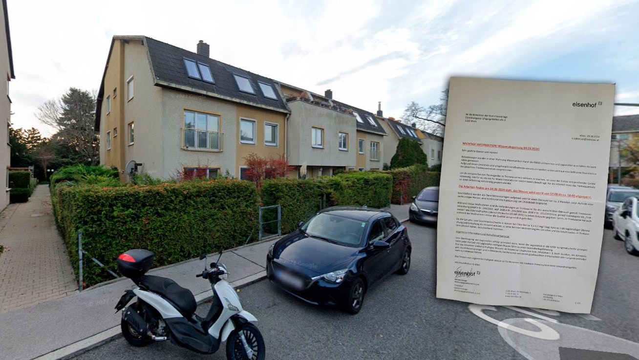 Legionellen-Alarm in Donaustädter Wohnhaus