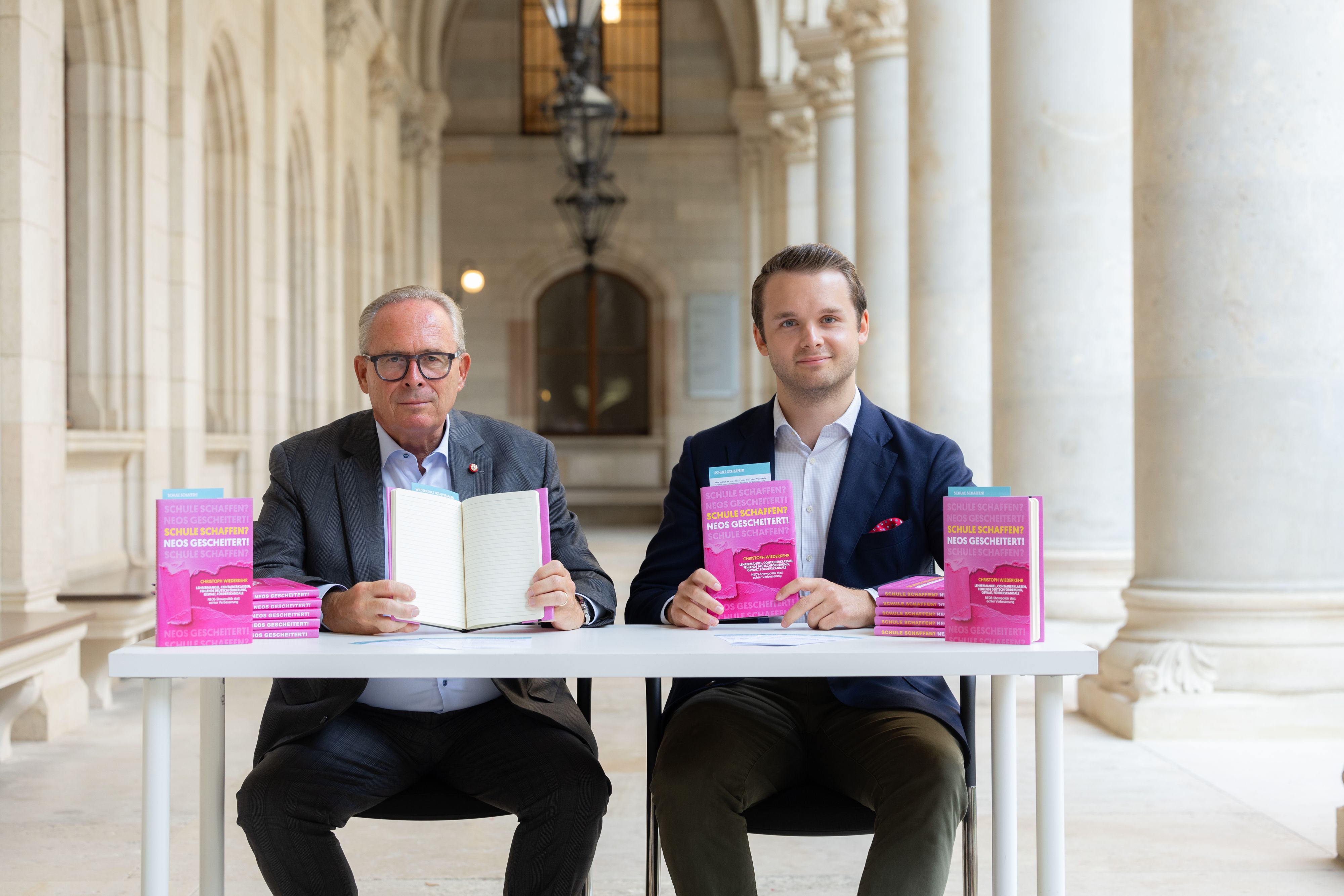 VP-Wien-Chef Karl Mahrer und VP-Gemeinderat Harald Zierfuß.