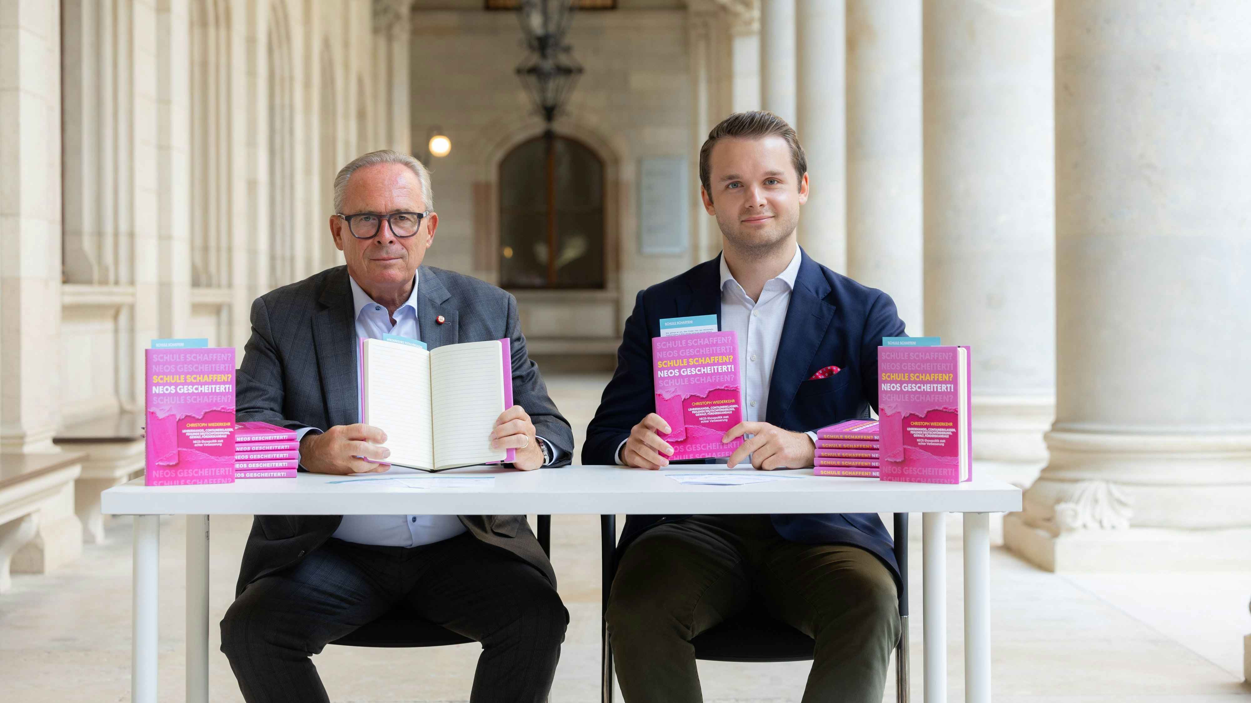 VP-Wien-Chef Karl Mahrer und VP-Gemeinderat Harald Zierfuß.