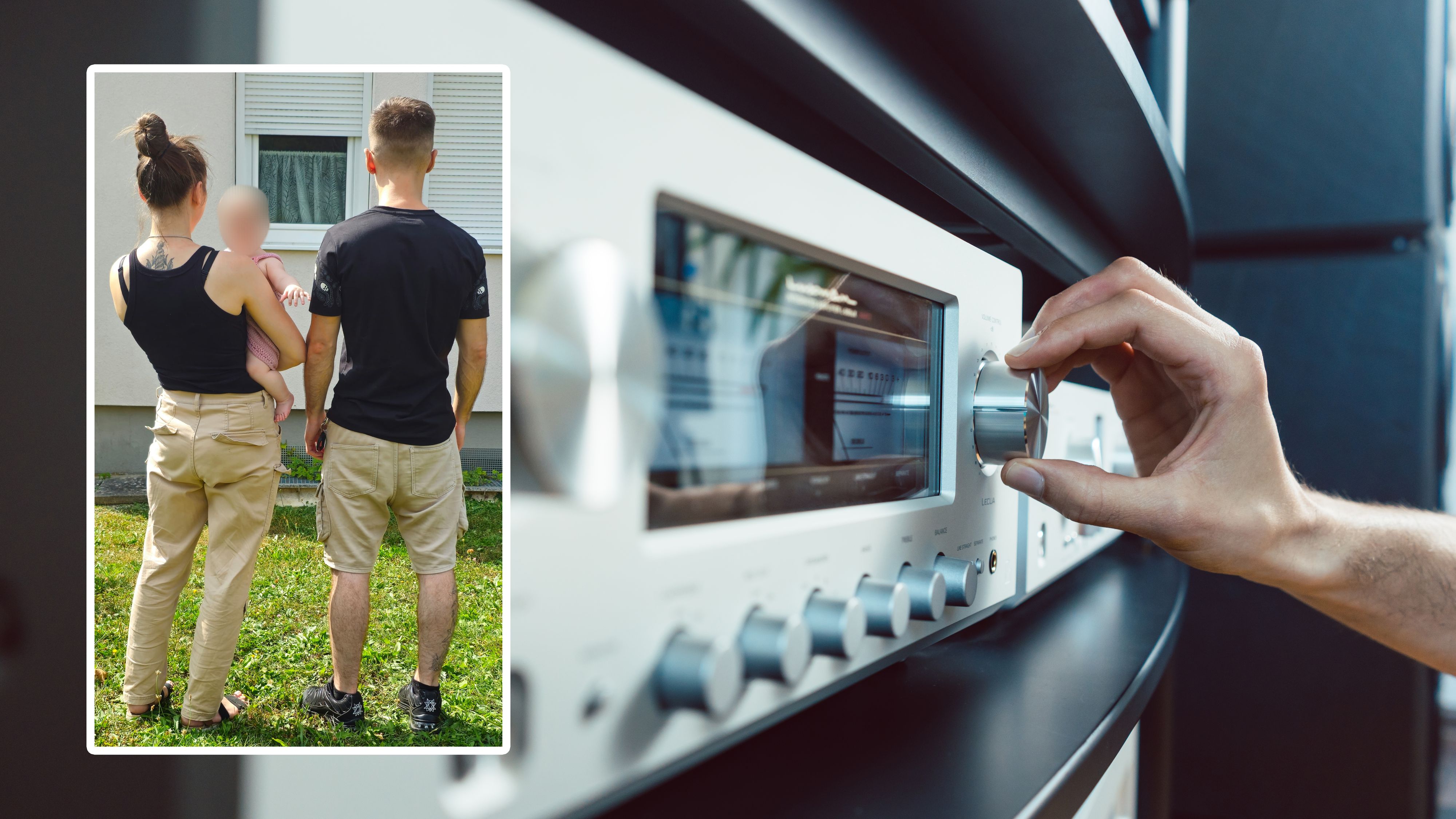 Seit Monaten wird die junge Familie von ihrem Nachbarn mit lauter Musik gequält.