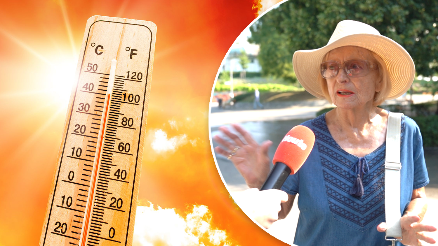 Viele halten die Hitze nicht mehr aus.