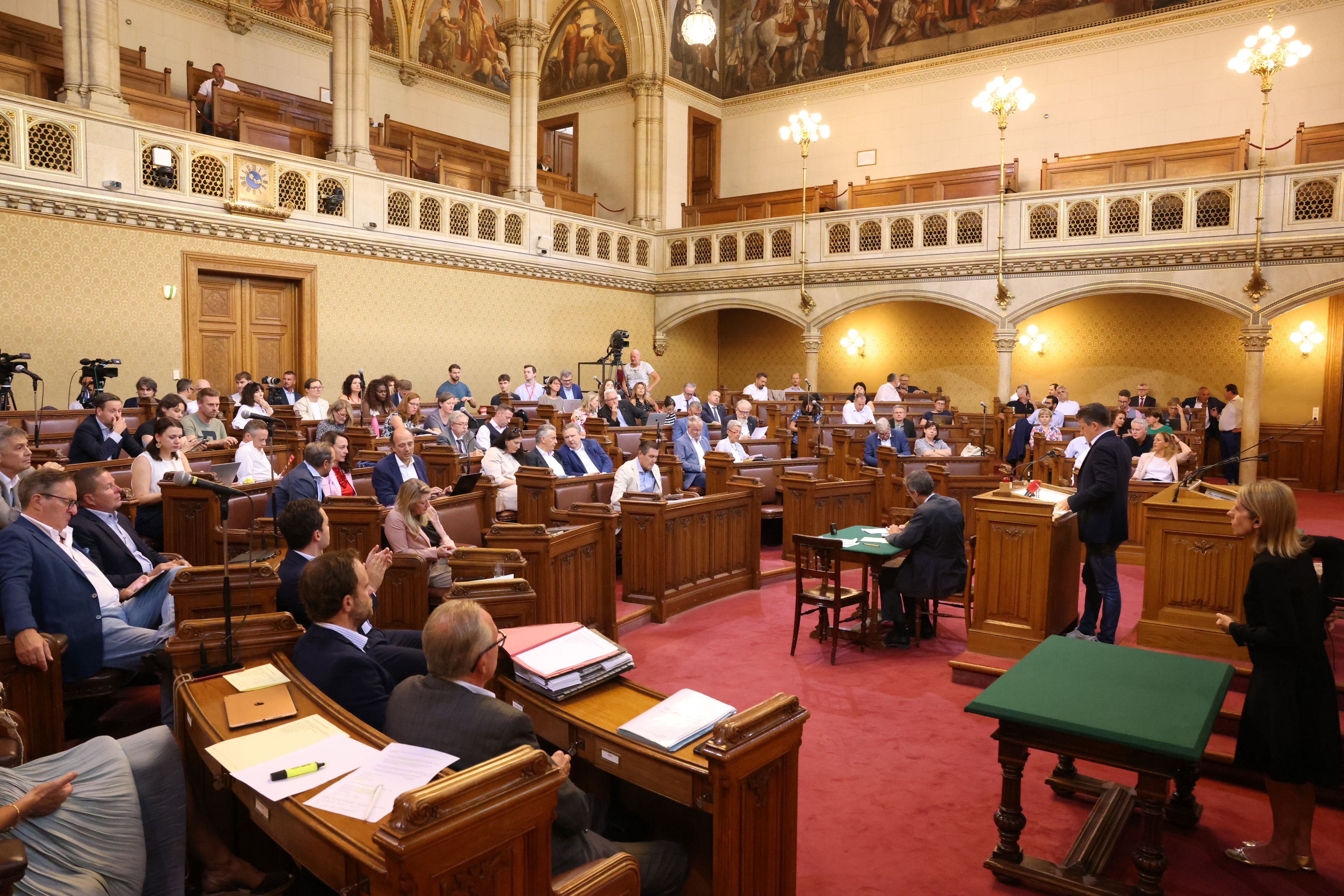 Die Landtagssitzung am Mittwoch war geprägt von heftigen Diskussionen.